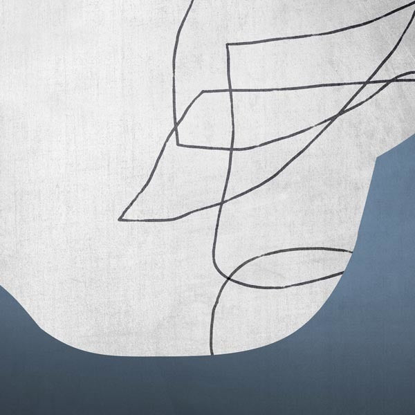 Elegant Curlicue Canvas Art Print - Handmade Wall Decor for Living Room, Bedroom & Office - Perfect for Home & Office Decor