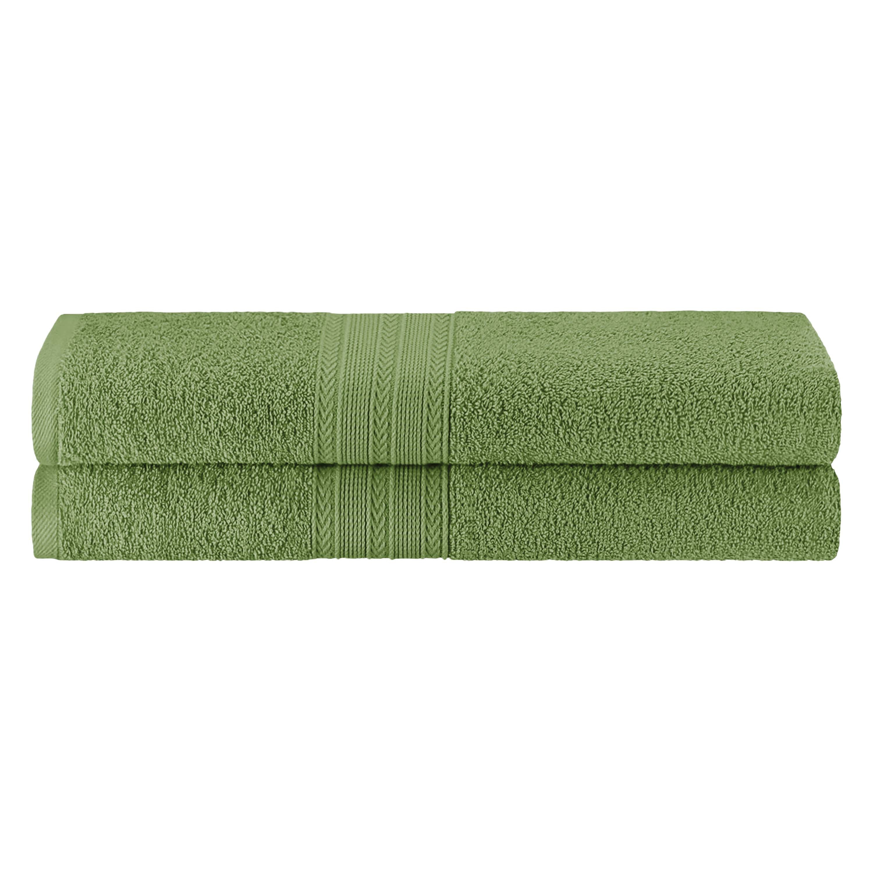Soft Cotton Eco-Friendly 2-Piece Bath Sheet Towel Set - Ultra Absorbent & Quick Dry for Spa, Beach & Luxury Bathroom
