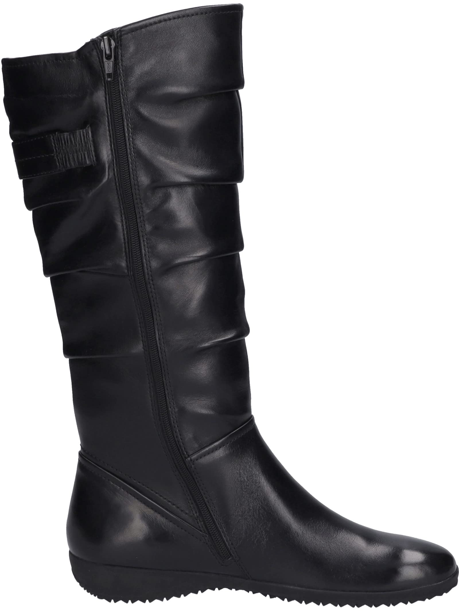 Josef Seibel Women's Knee High Leather Boots - Black Size 7 | Comfortable & Stylish Winter Boots for Casual Wear, Office & Night Out