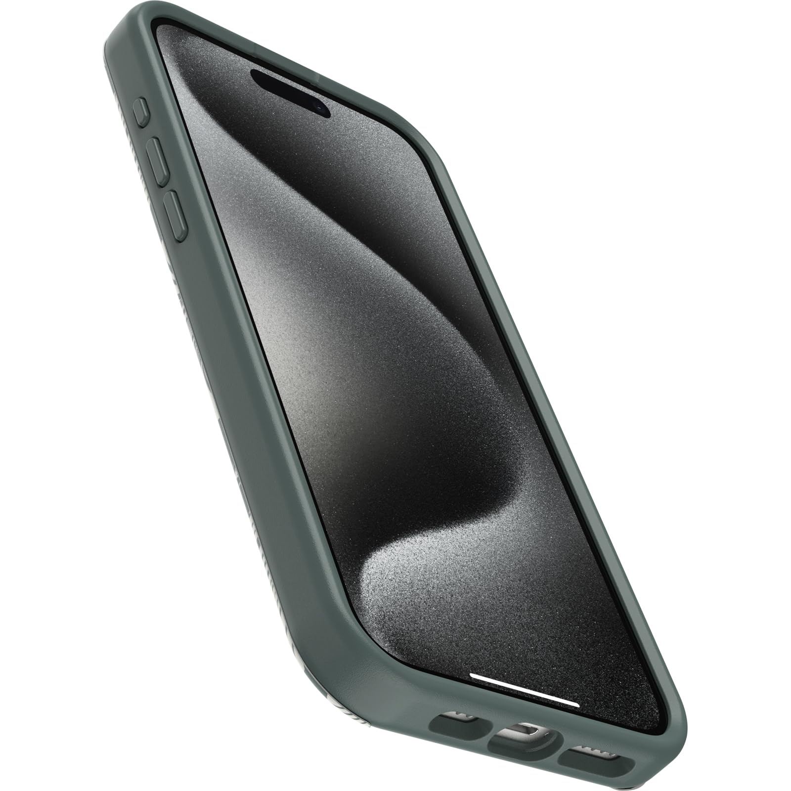 OtterBox iPhone 15 Pro MAX Case - OtterGrip Symmetry Series with Built-in Grip | MagSafe Compatible | Raised Edges for Camera & Screen Protection | Island Getaway Green | Perfect for Outdoor Adventures & Daily Use