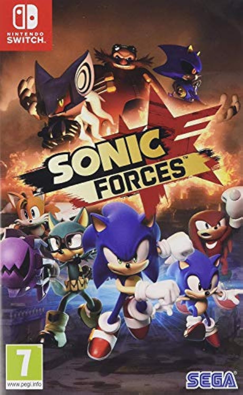 Sonic Forces - Nintendo Switch Game | Fast-Paced Action Adventure for Kids & Adults | Perfect for Gaming at Home & On-The-Go