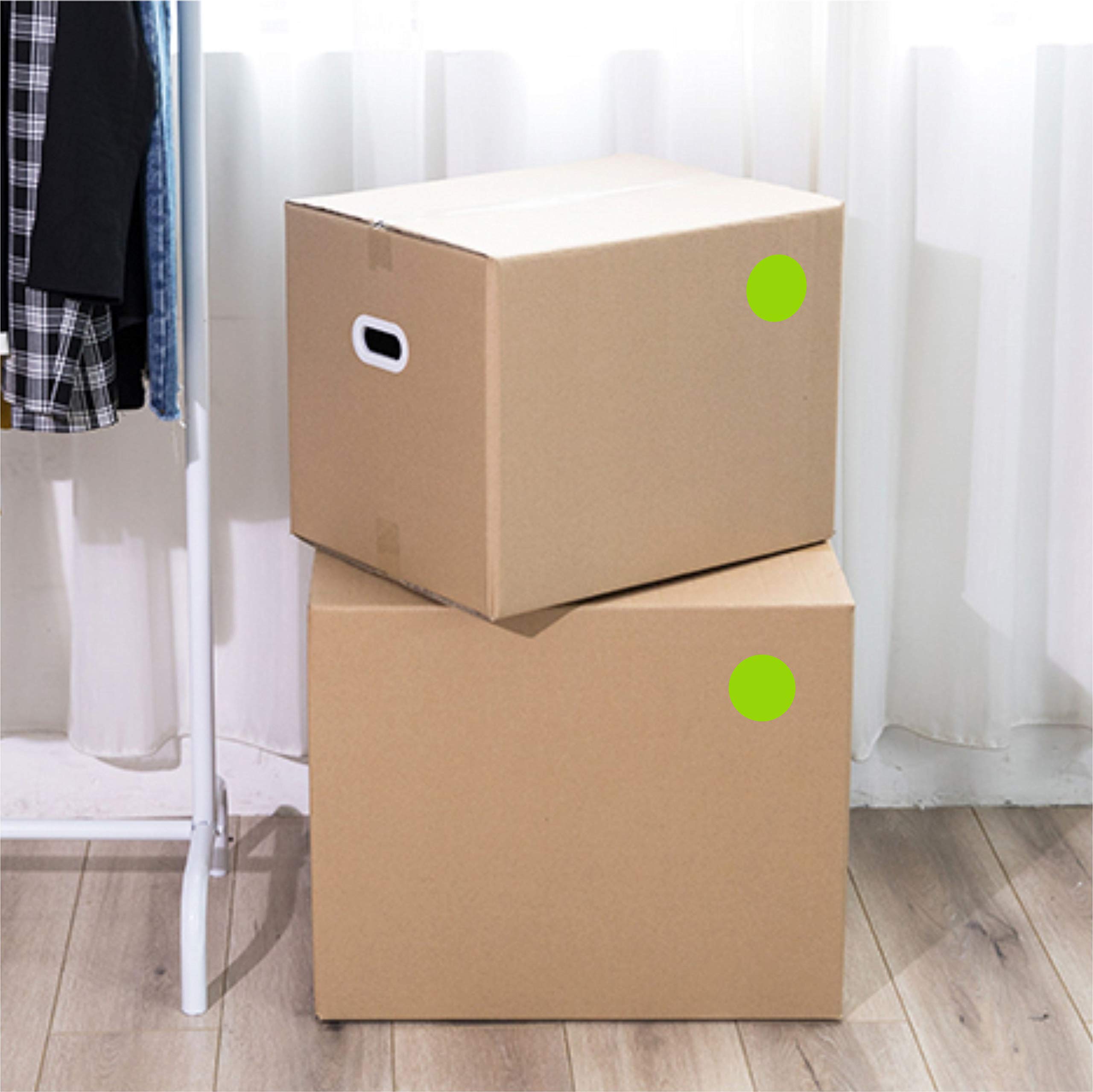 1050 PCS 3/4 Inch Round Color-Code Dot Stickers - Light Green Circle Labels for Classroom, Office, File Organization & Inventory Management