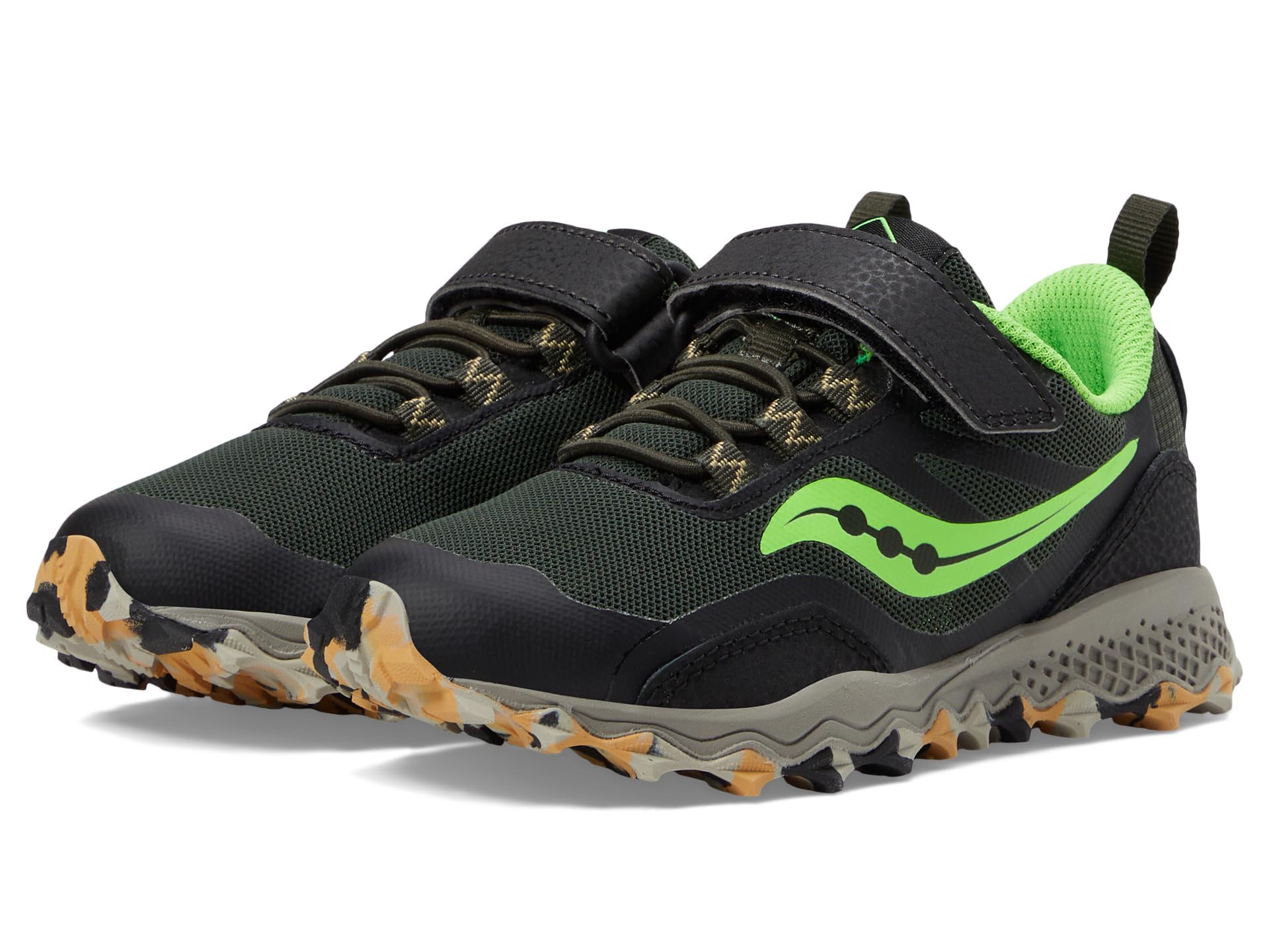 Saucony Baby Boys Peregrine 12 Shield Waterproof Hiking Shoes with Alternative Closure - Lightweight Trail Running Shoes for Toddlers Outdoor Adventures