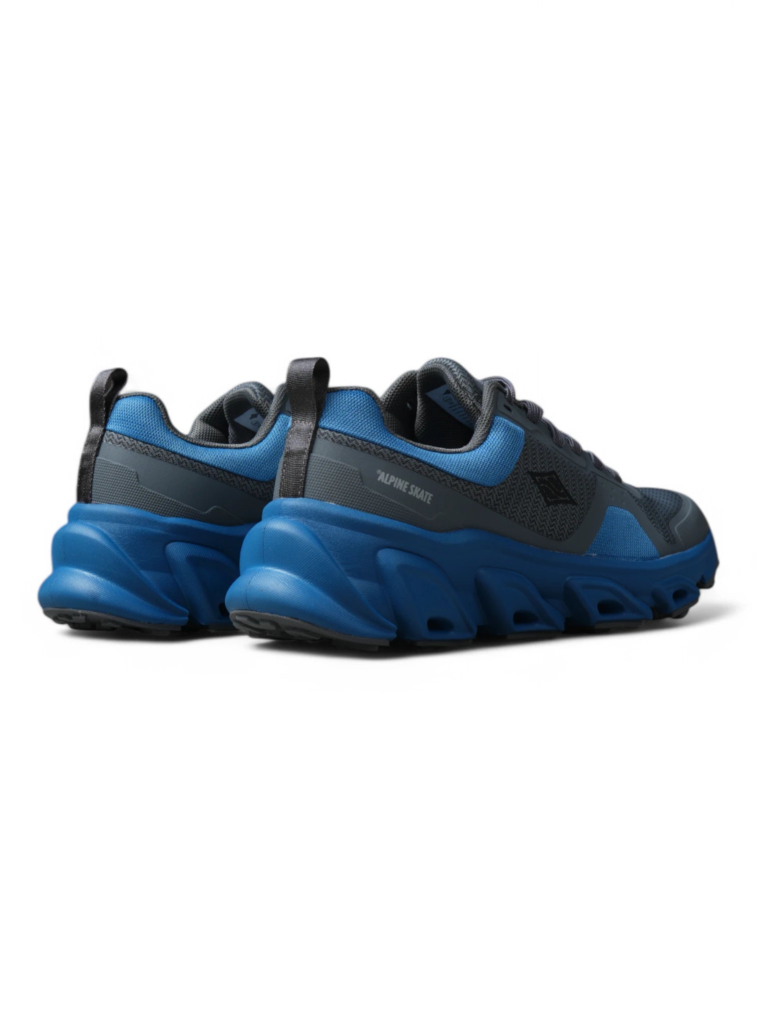 Alpine Skate Kalispell Blue Grey Skate Shoes - Men's High-Top Sneakers for Street Skating & Urban Fashion