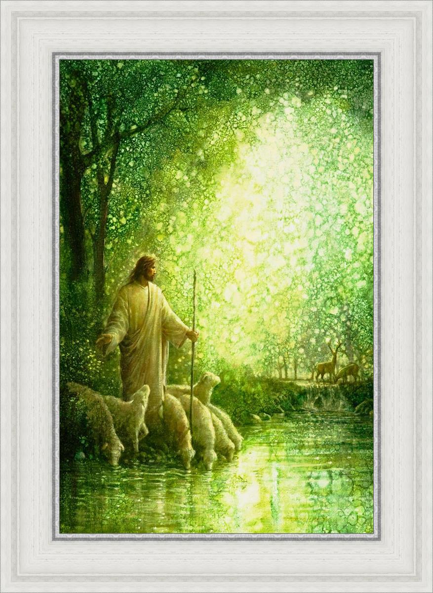 Feed My Sheep By Yongsung Kim - Inspirational Christian Wall Art for Home & Church Decor - Perfect for Living Room, Bedroom & Office