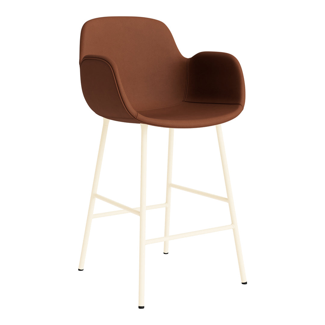 Stylish Fully Upholstered Form Counter Armchair - Perfect for Kitchen Islands, Breakfast Bars & Home Dining Areas