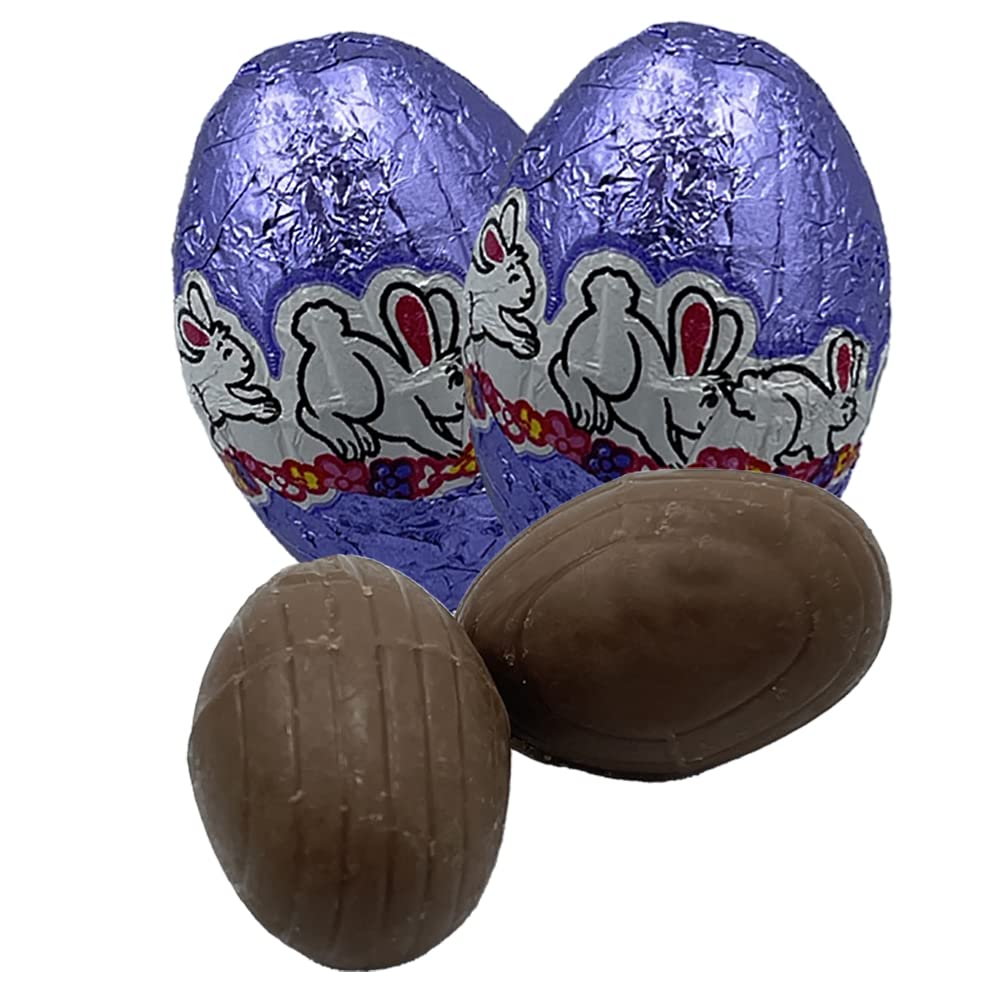 **Easter Filled Bunny Bites Milk Chocolate - 1 Pound, Kosher Certified Dairy, Individually Wrapped Easter Treats for Party Bags, Egg Fillers & Holiday Gifts - Perfect for Easter Celebrations, Classroom Treats & Family Gatherings**