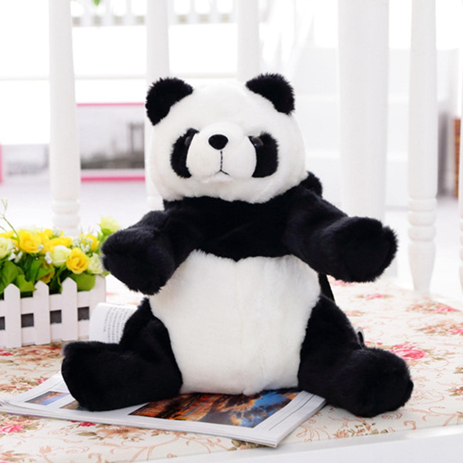 FASHIONMYDAY Cute Cartoon Plush Panda Backpack - Large Stuffed Panda Doll for Kids, Girls & Boys | Soft & Durable Women's Handbag for School, Travel & Daily Use