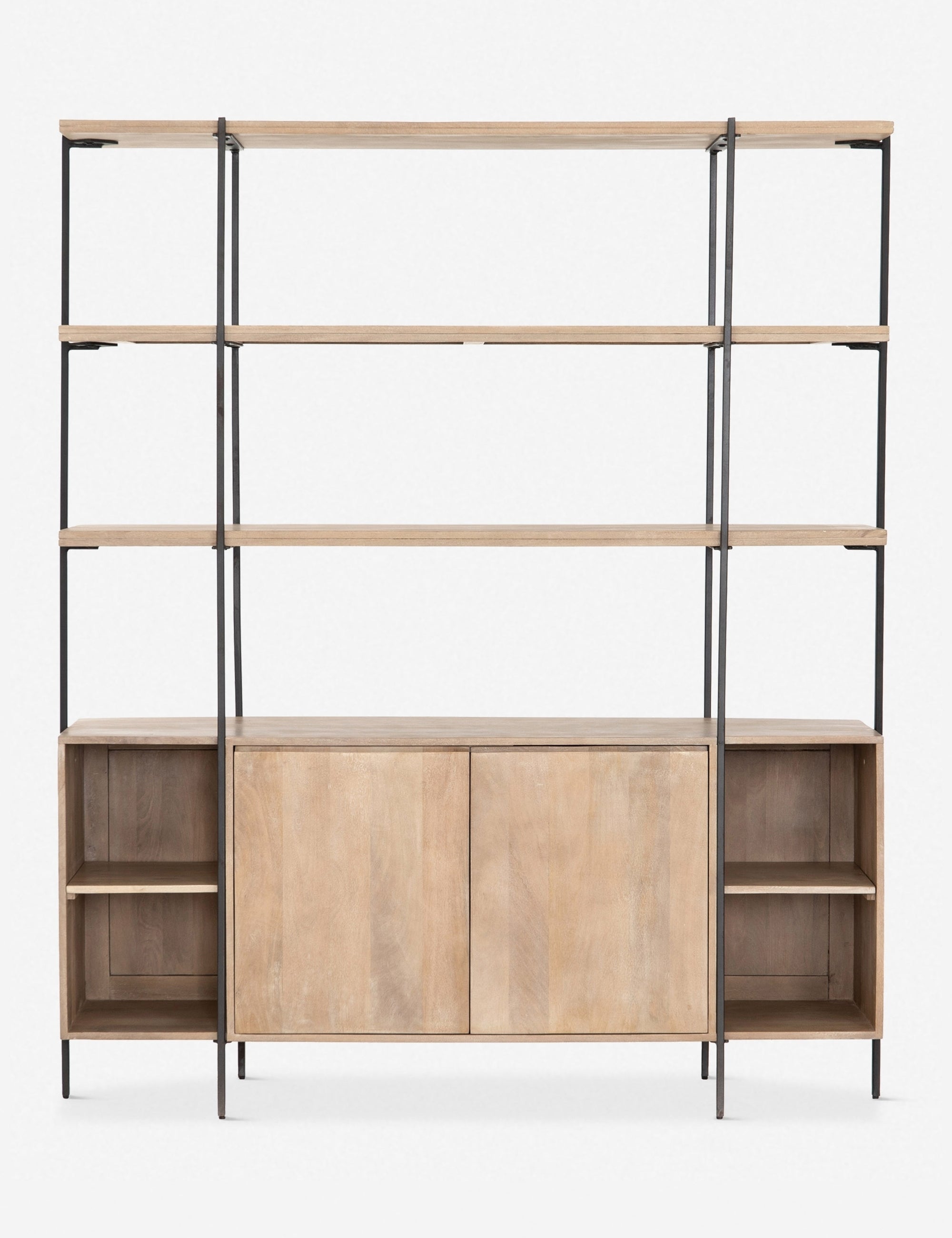 Aneko Modern Sideboard and Hutch - Stylish Storage Cabinet for Dining Room, Living Room & Entryway | Perfect for Organizing Dishes, Linens & Home Decor