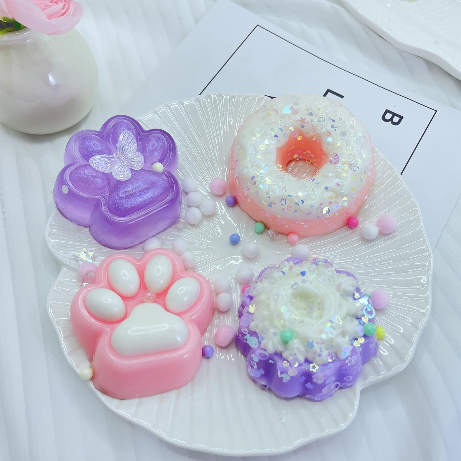 **Soft Squishy Cat Paw Stress Relief Toy - Cute PVC Fufu Squeeze Toy for Anxiety & Relaxation - Fun Party Favors for Adults, Birthdays & Cosplay Events**    *(Perfect for Stress Relief, Office Desk Decor, Party Giveaways & Cosplay Accessories!)*