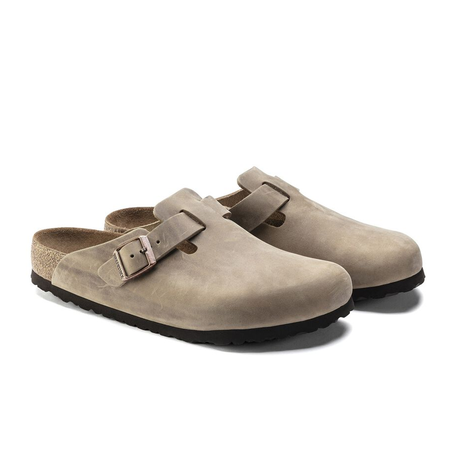 Birkenstock Boston Soft Footbed Clogs for Men - Comfortable Tobacco Oiled Leather Slip-On Shoes | Perfect for Casual Wear, Home & Office