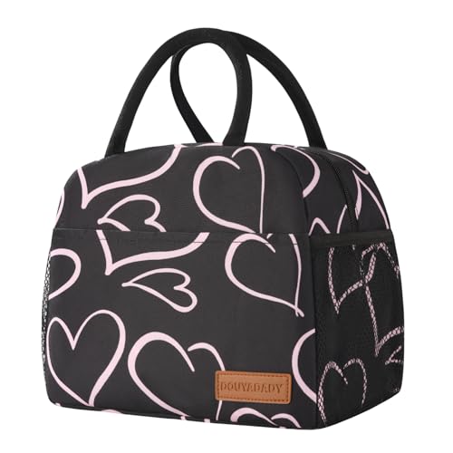 black+pink heart