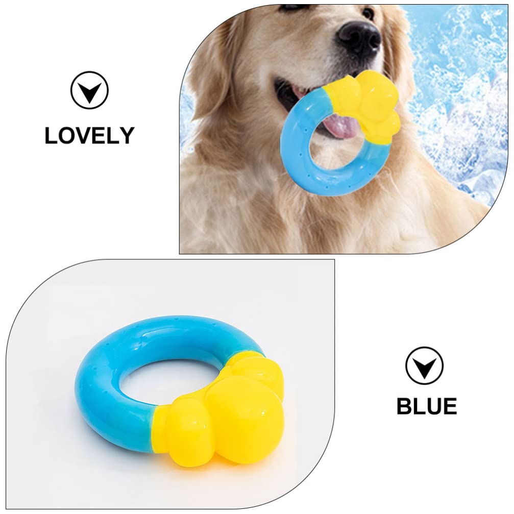 POPETPOP Freezable Dog Teething Toy - Cooling Chew Toy for Puppies & Small Dogs, TPR Material, Water Absorbent, Safe Molar Toy for Teething Relief | Perfect for Home, Beach & Travel Use