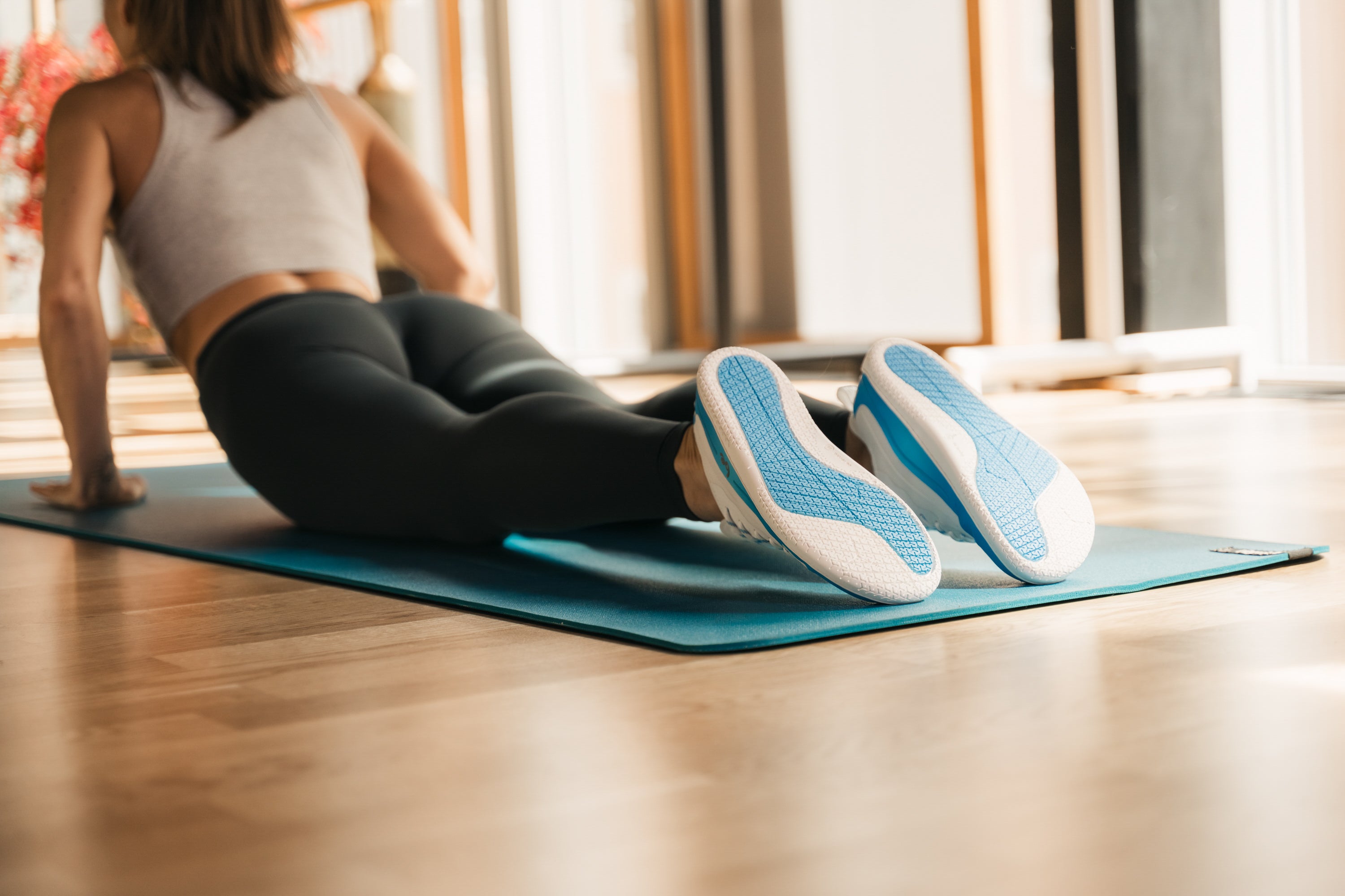 Barefoot Sneakers for Women & Men - Be Lenka Velocity Minimalist Running Shoes in Blue | Lightweight & Flexible for Gym, Trail Running & Everyday Wear