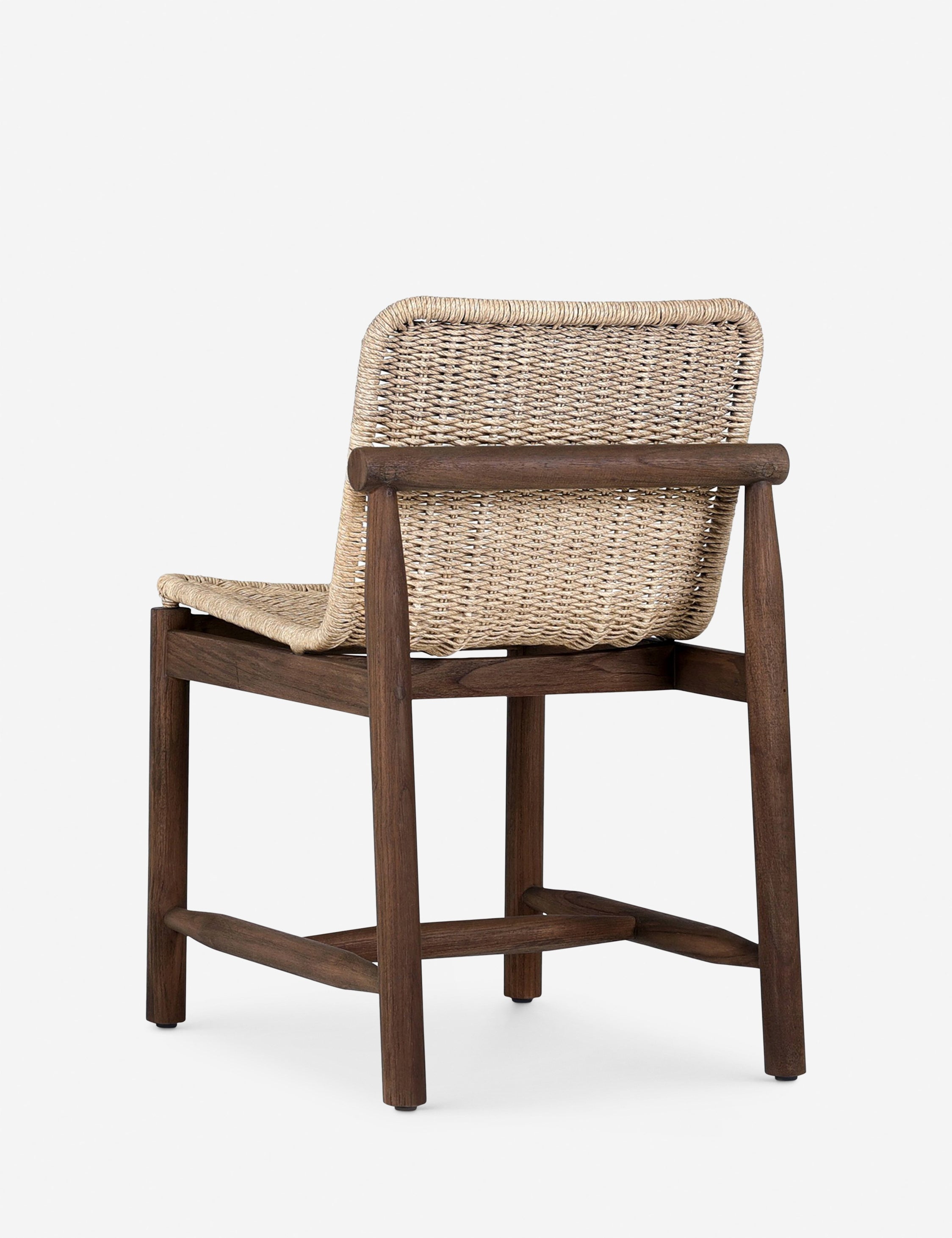 Dume Indoor Outdoor Dining Chair by Amber Lewis x Four Hands - Modern Patio, Porch, and Kitchen Seating for Home & Restaurant Use