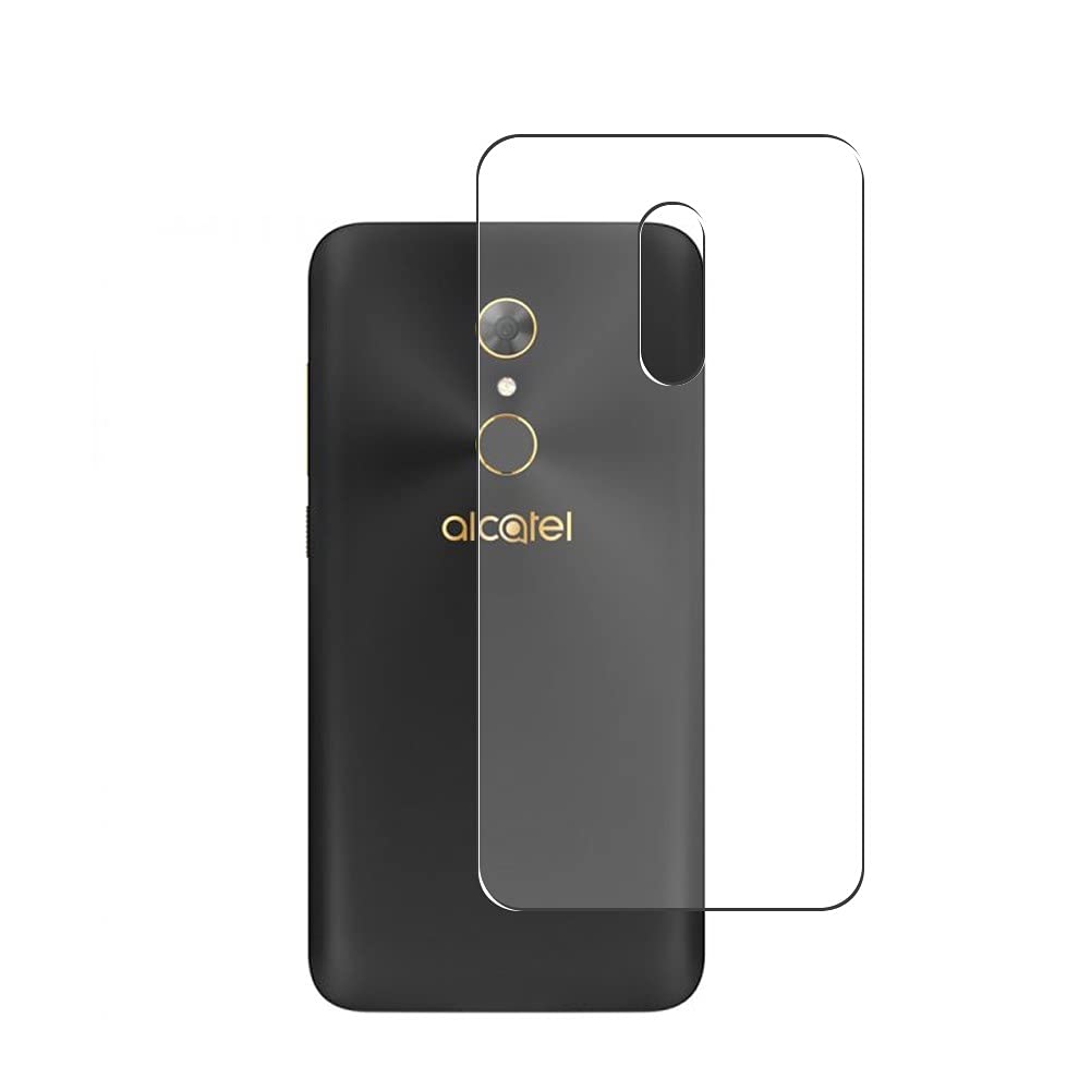 2 Pack Alcatel A7 Back Screen Protector - TPU Film Guard Cover (Not Tempered Glass) for Scratch Protection - Perfect for Everyday Use, Travel & Outdoor Activities