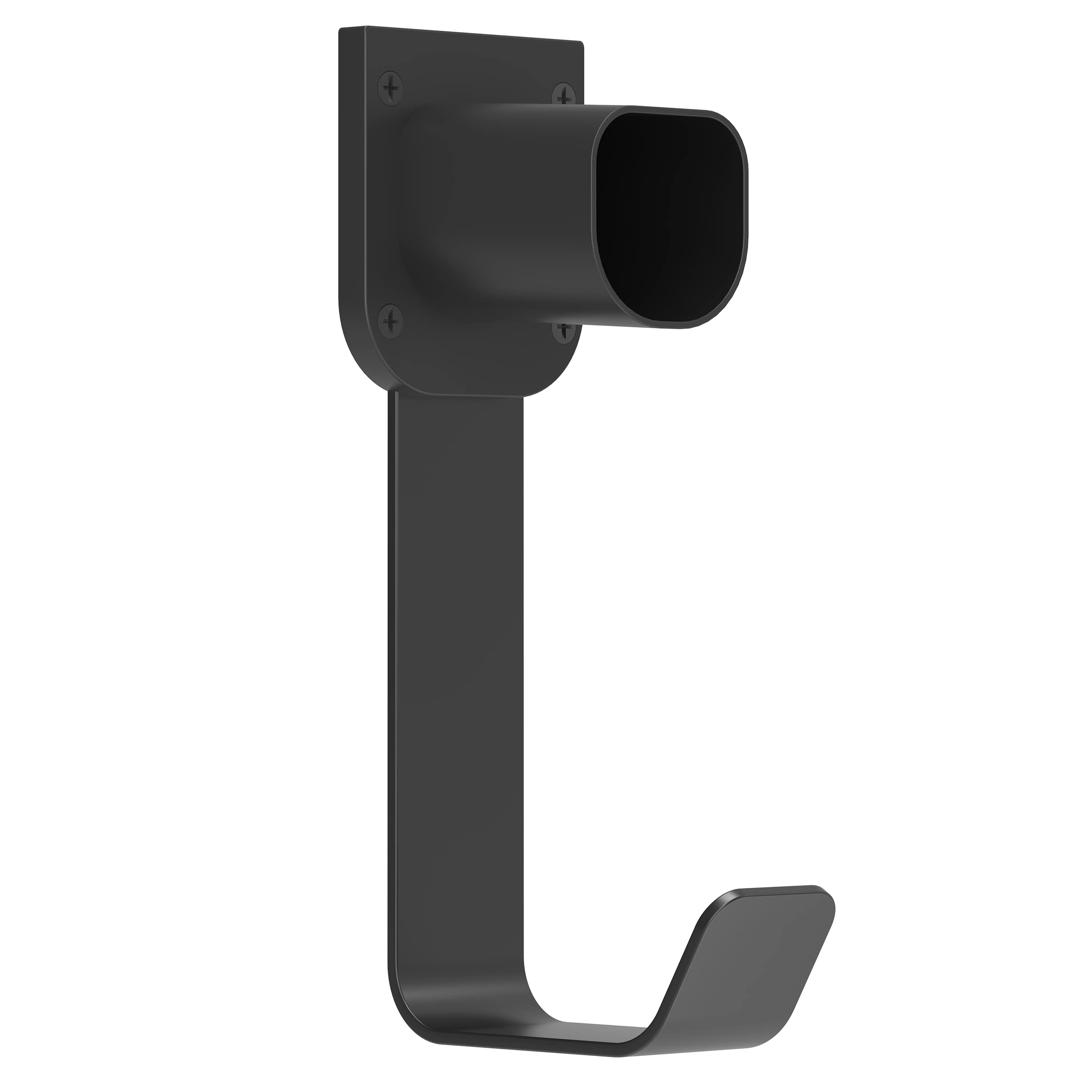 ENERLITES Tesla Charger Holder Wall Mount - Heavy Duty Steel Hook for All Tesla Models (Model 3/Y/S/X) - EV Charging Cable Organizer - Indoor/Outdoor Use - Perfect for Home Garage & Public Charging Stations - Model 25354