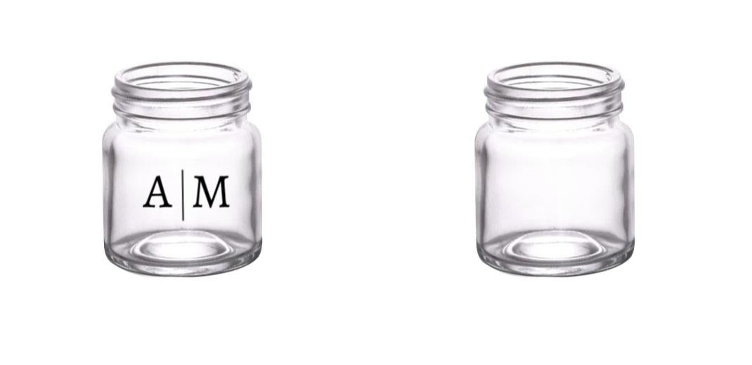 2 oz. Custom BarConic® Mini Mason Jar Shot Glass - Perfect for Cocktails, Party Favors, Wedding Gifts & Home Bar Decor