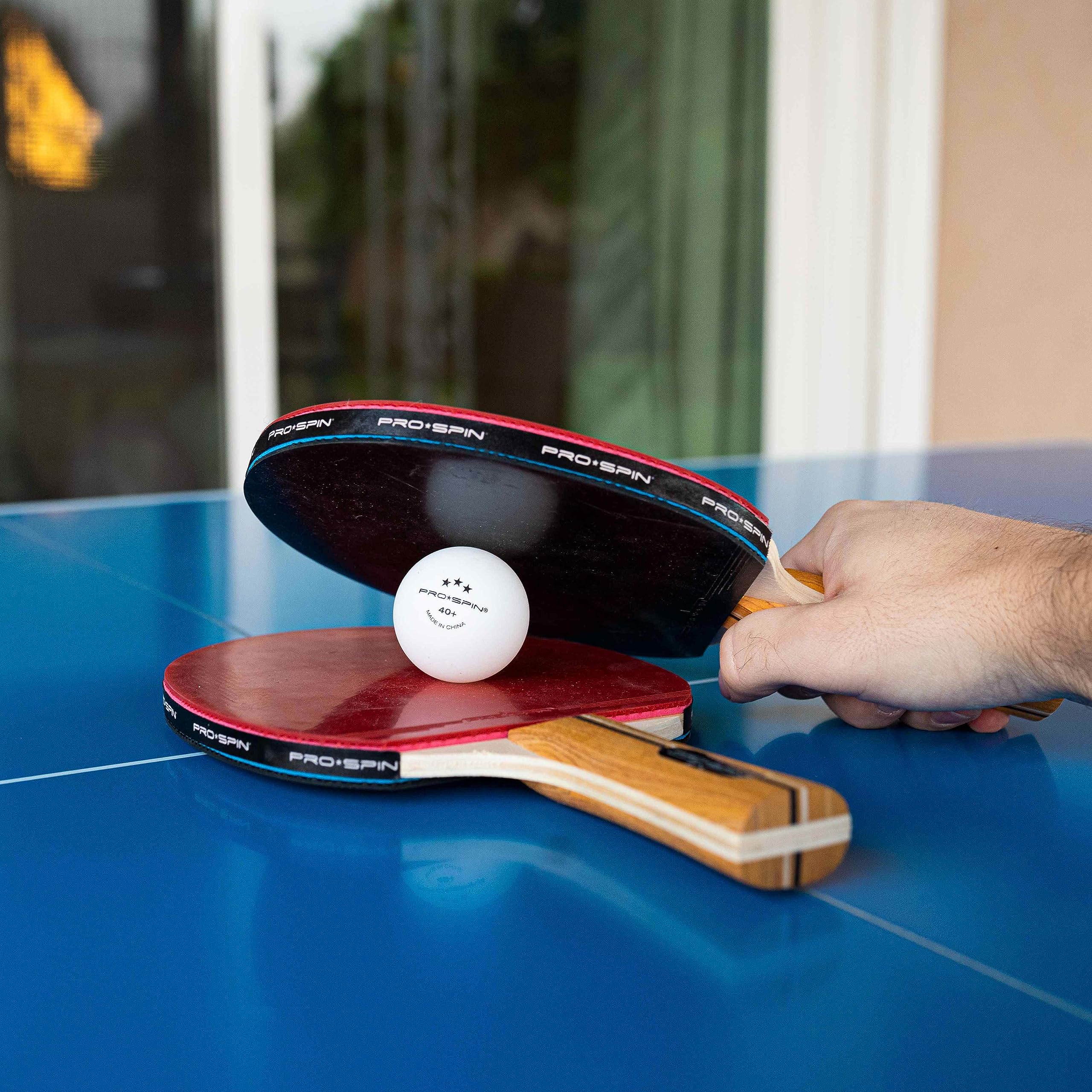 PRO SPIN 3-Star Premium White Table Tennis Balls - High-Performance 40+ ABS Ping Pong Balls for Professional Play | Durable for Indoor & Outdoor Use | Perfect for Tournaments, Training & Family Fun
