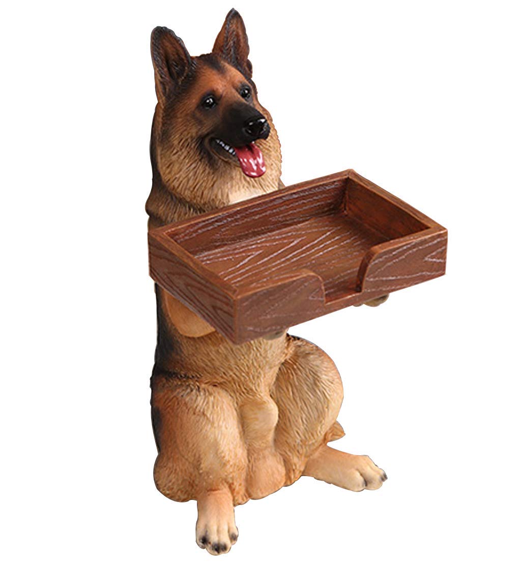 Dog-Themed Business Card Holder - Stylish Desktop Name Card Organizer for Office & Home | Perfect for Reception Desks, Workstations, and Professional Meetings