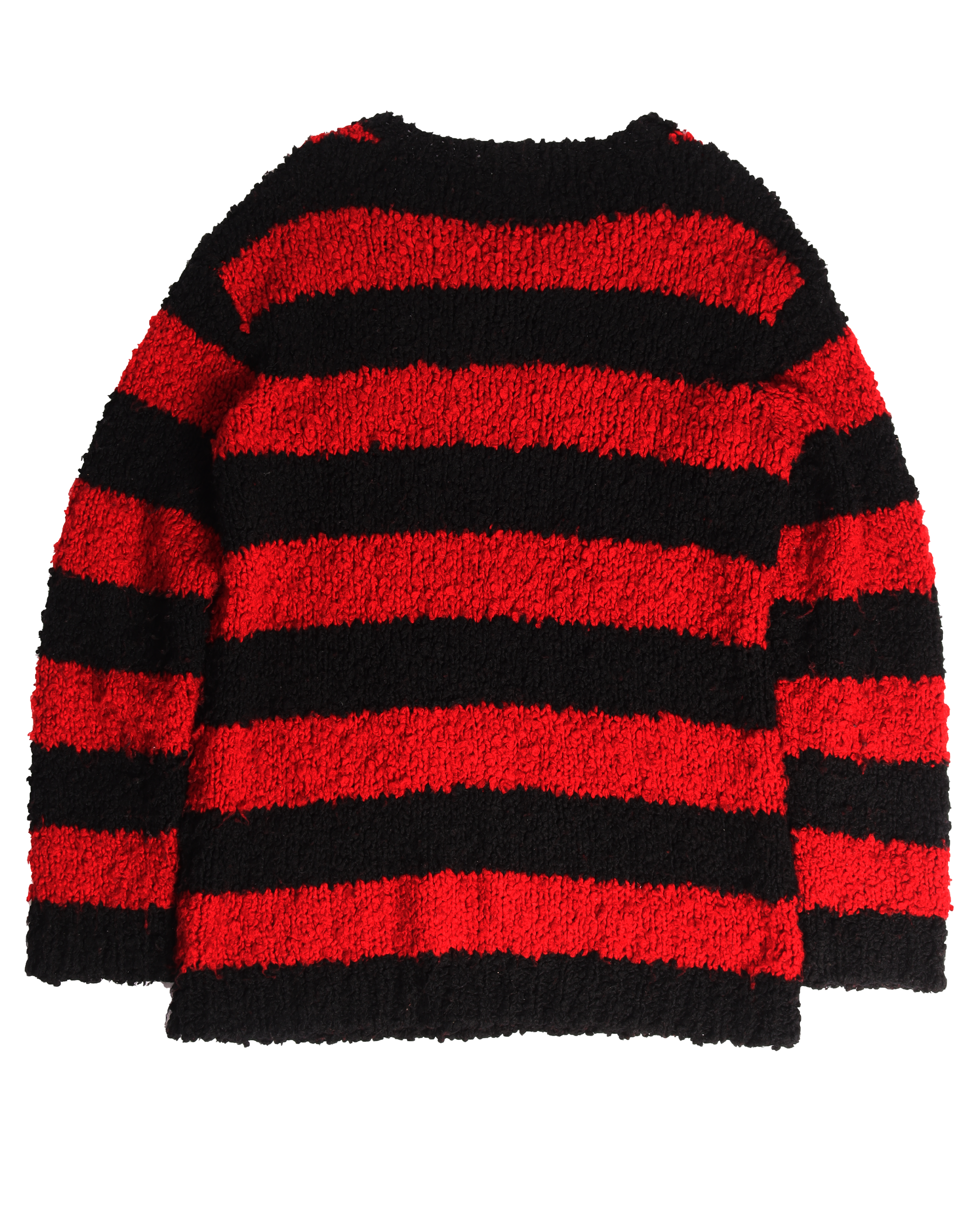 AW03 Touch Me I'm Sick Striped Kurt Cobain Grunge Sweater - 90s Vintage Inspired Pullover for Concerts, Halloween & Retro Fashion Outfits