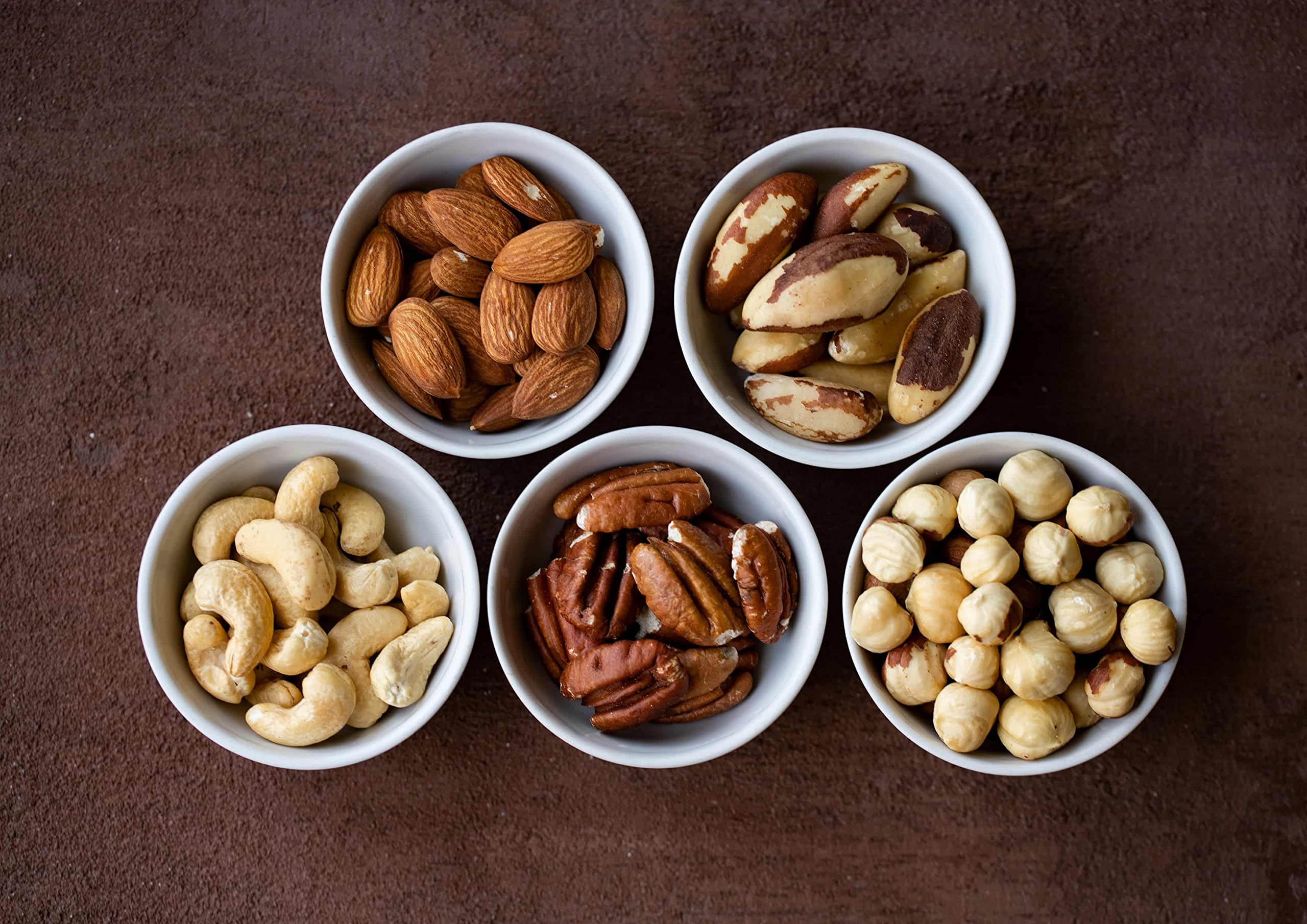 Food to Live Organic Deluxe Unsalted Nuts Mix, 8 Pounds – Premium Blend of Dry Roasted Organic Raw Pecans, Cashews, Hazelnuts, Almonds, and Brazil Nuts | Non-GMO, Oven Roasted, No Oil Added, Kosher, Vegan Certified | Perfect for Snacking, Baking, and Healthy Recipes
