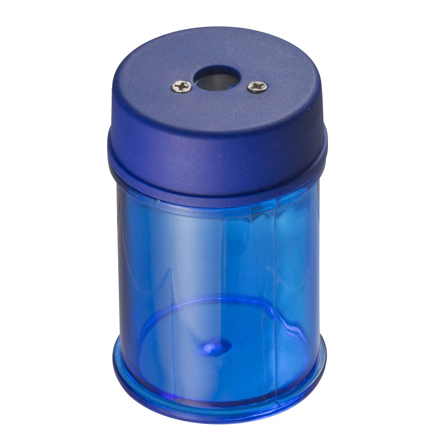 Officemate Achieva Barrel Pencil Sharpener with Metal Cutter - Heavy Duty Blue Pencil Sharpener for School, Office & Art Supplies (30249) | Perfect for Students, Teachers & Artists