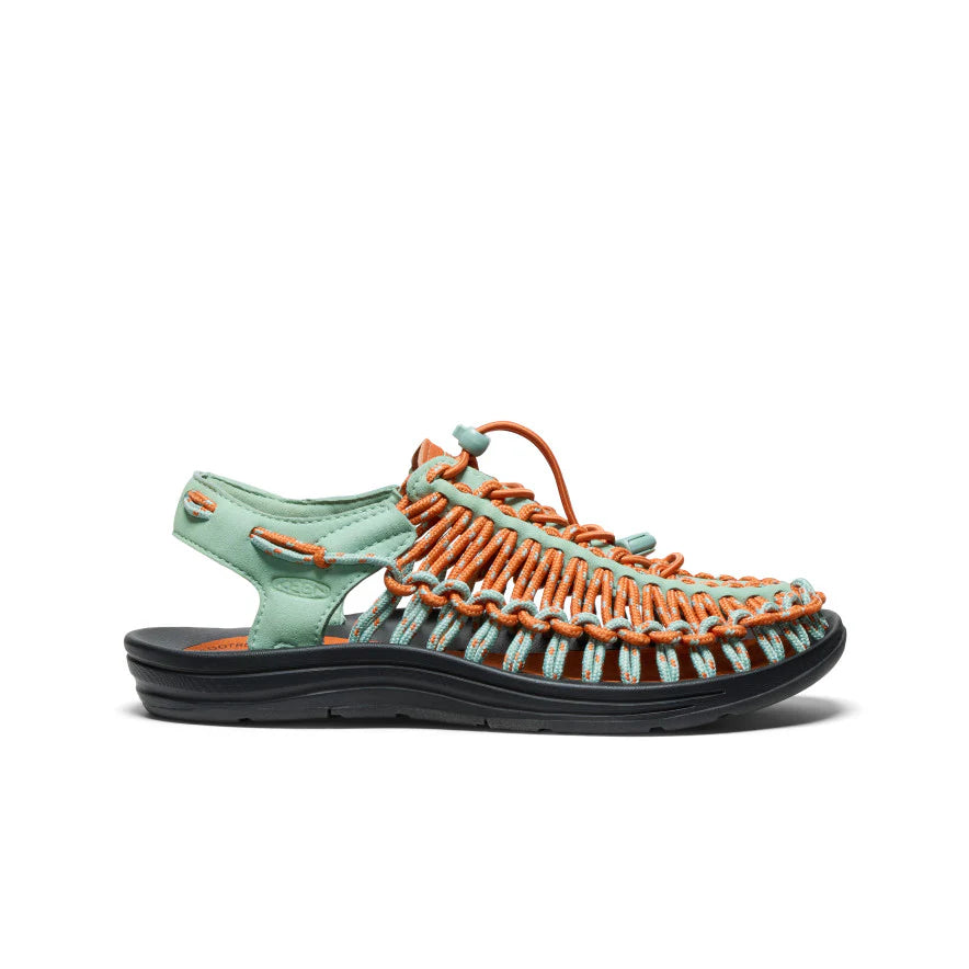 Women's UNEEK Granite Green & Gold Flame Sandals - Comfortable Outdoor Hiking & Casual Walking Shoes for Women