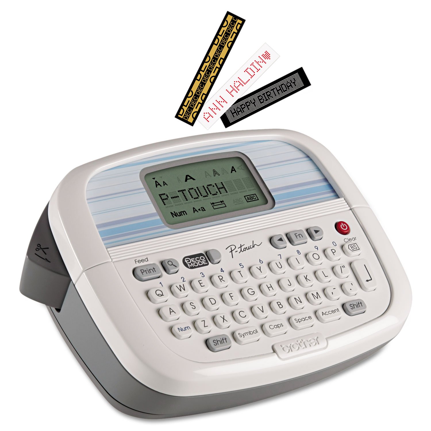 Brother PT-90 Portable Label Maker with QWERTY Keyboard | Easy-to-Use Handheld Label Printer for Home, Office & Organization | Perfect for Filing, Storage Bins, Cable Management & Craft Projects