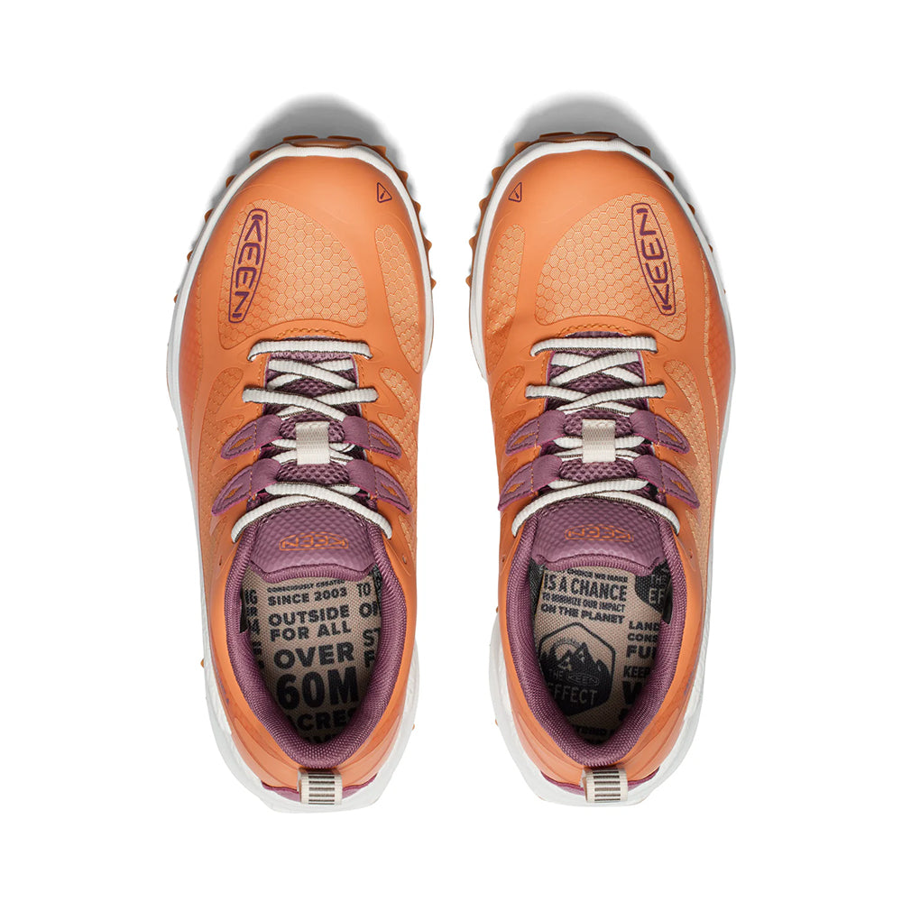 Zionic WP Women's Running Shoes - Tangerine/Star White | Lightweight & Breathable for Jogging, Gym Workouts & Outdoor Activities