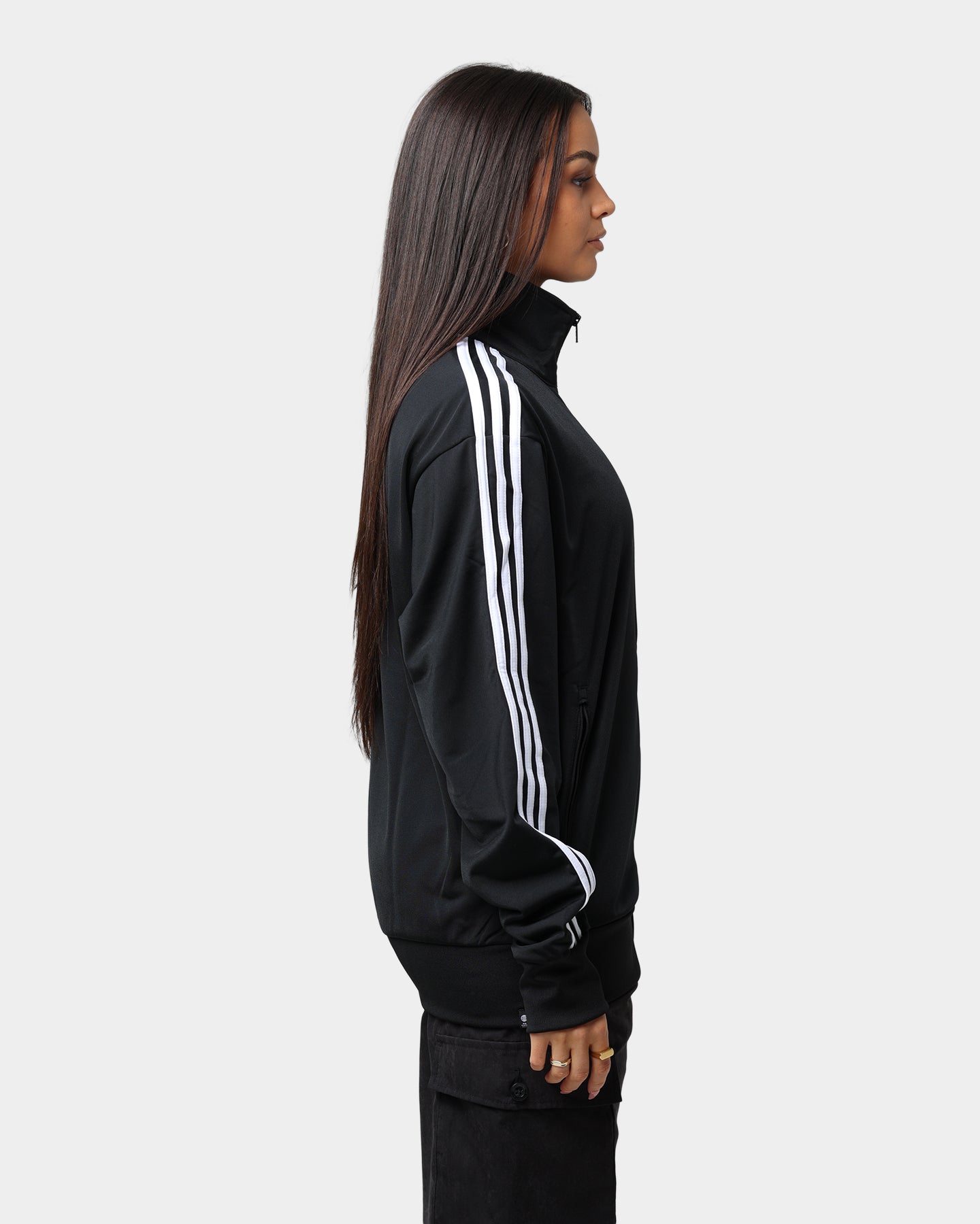 Adidas Firebird Track Jacket for Men & Women - Classic Black Retro Running Jacket - Lightweight Windbreaker for Jogging, Workouts & Streetwear Fashion
