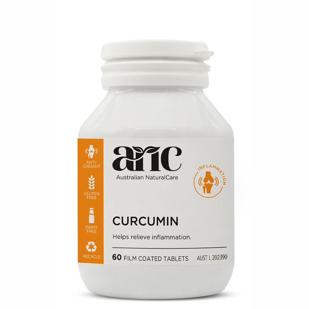 Australian Natural Care Curcumin Supplement - Premium Turmeric Extract for Joint & Immune Support - Ideal for Daily Wellness & Anti-Inflammatory Diet