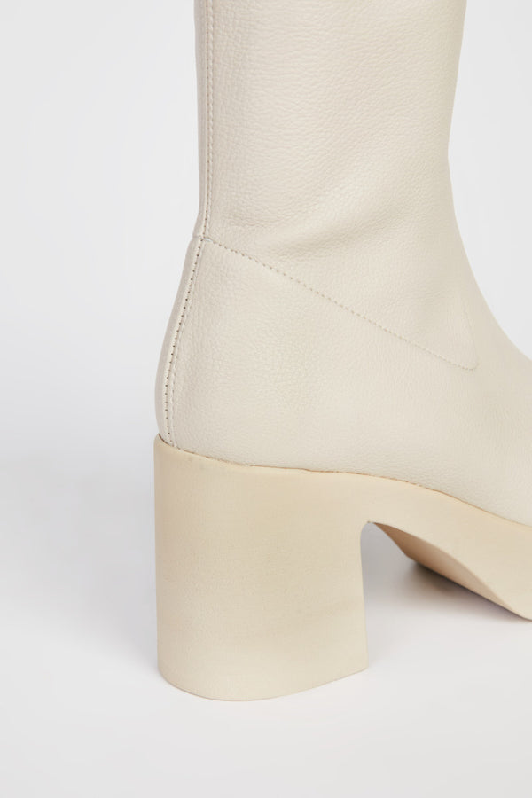 Intentionally Blank Marlowe Boot in Cream - Stylish Women's Ankle Boots for Casual Wear & Fall Fashion