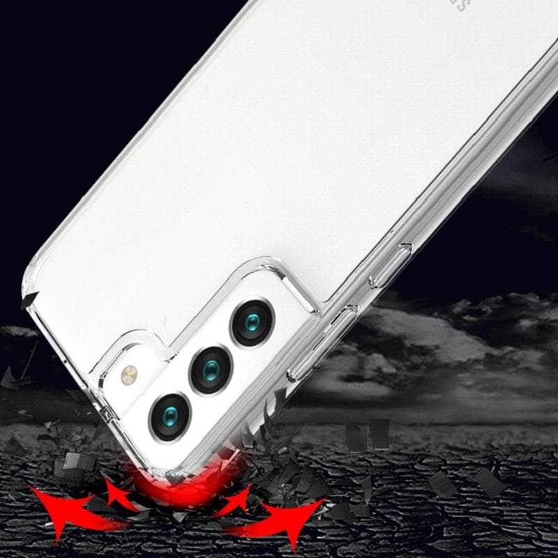 Durable S22 Acrylic Anti-Scratch Hardened Phone Case - Shockproof Protection for Samsung Galaxy S22 - Perfect for Outdoor Activities & Daily Use