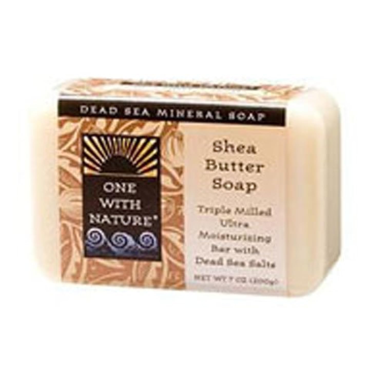 One With Nature Shea Butter Soap Bar - Moisturizing & Natural for Dry Skin, Sensitive Skin Care, Eco-Friendly Bath & Shower - Perfect for Daily Use, Gifts & Relaxation