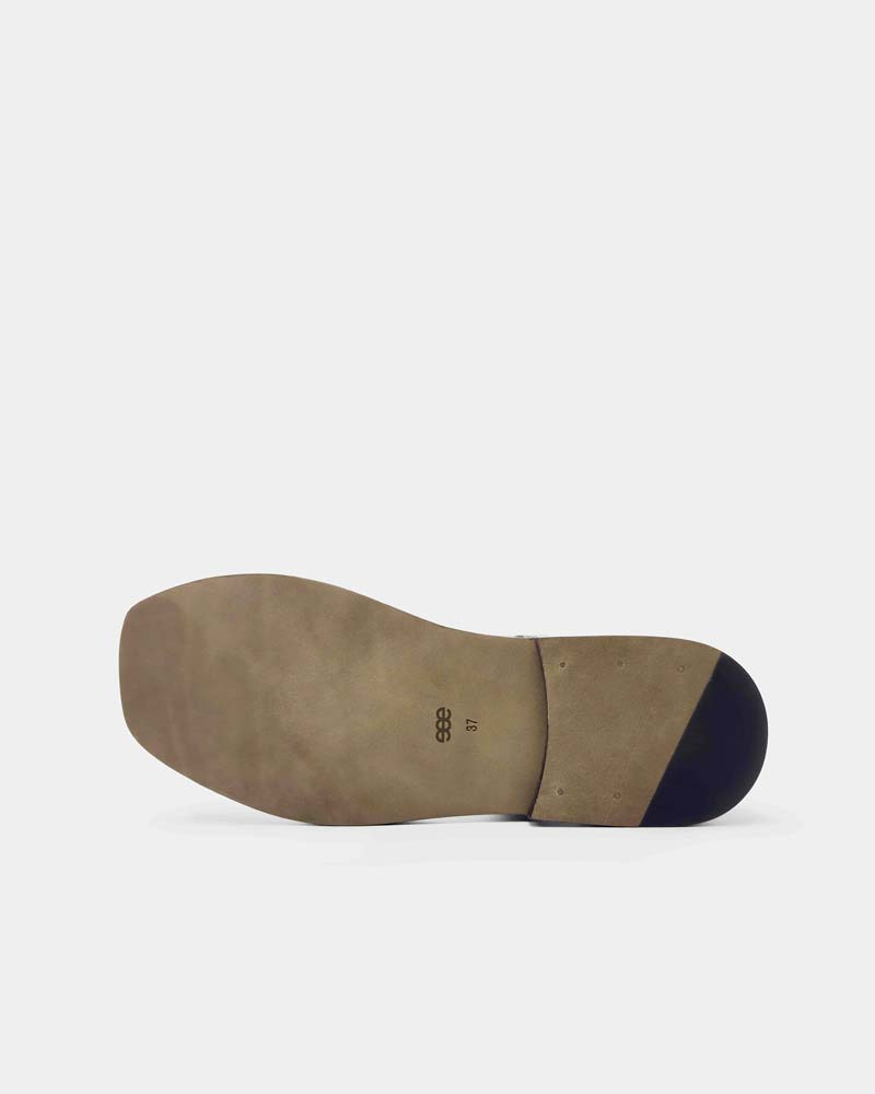 Black Nappa Leather Mary Jane Flats for Women - Comfortable & Stylish Ballet Shoes for Work, Office & Casual Wear