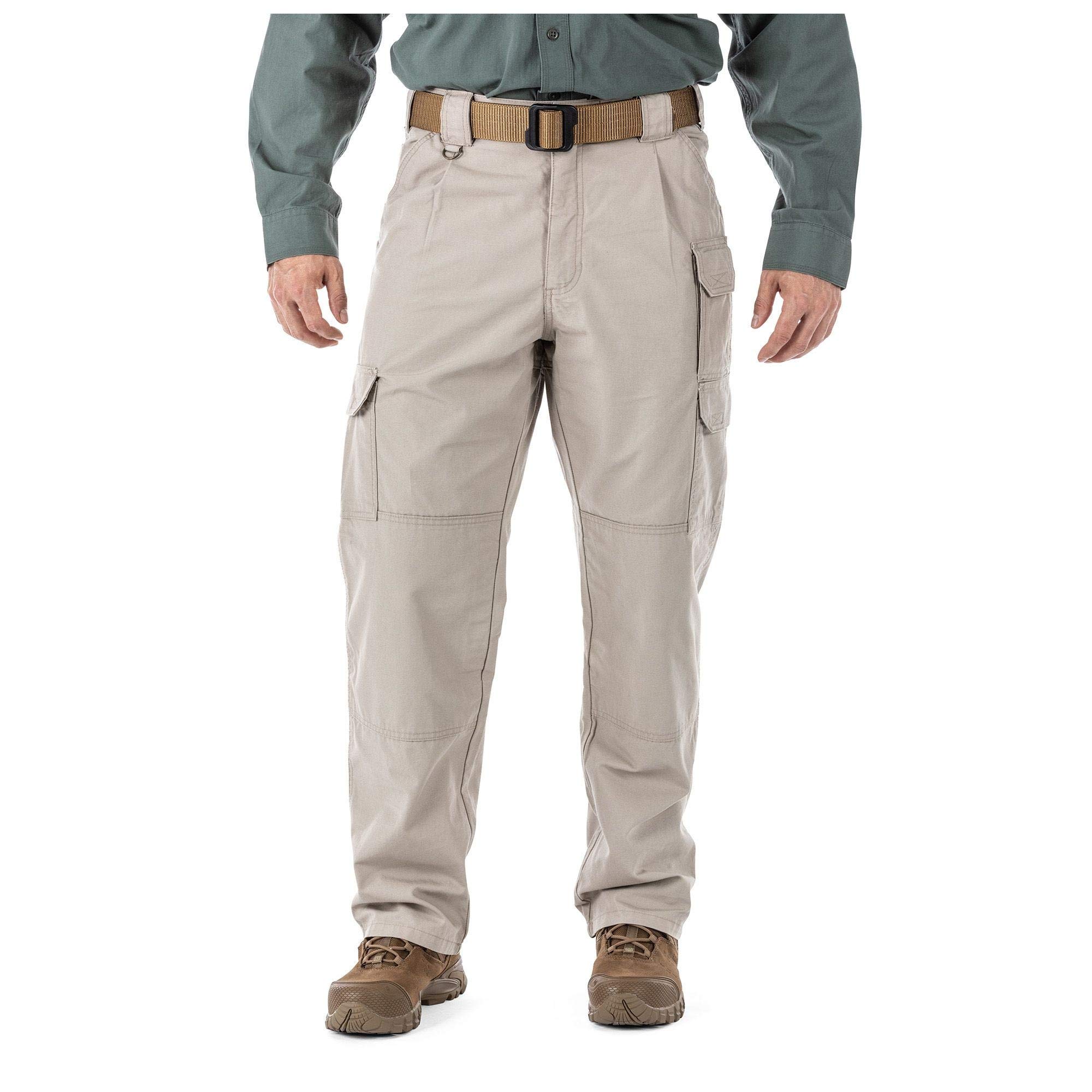 5.11 Tactical Men's Active Work Pants - Durable 100% Cotton Double Reinforced Pants for Outdoor Work, Hiking & Tactical Use | Style 74251