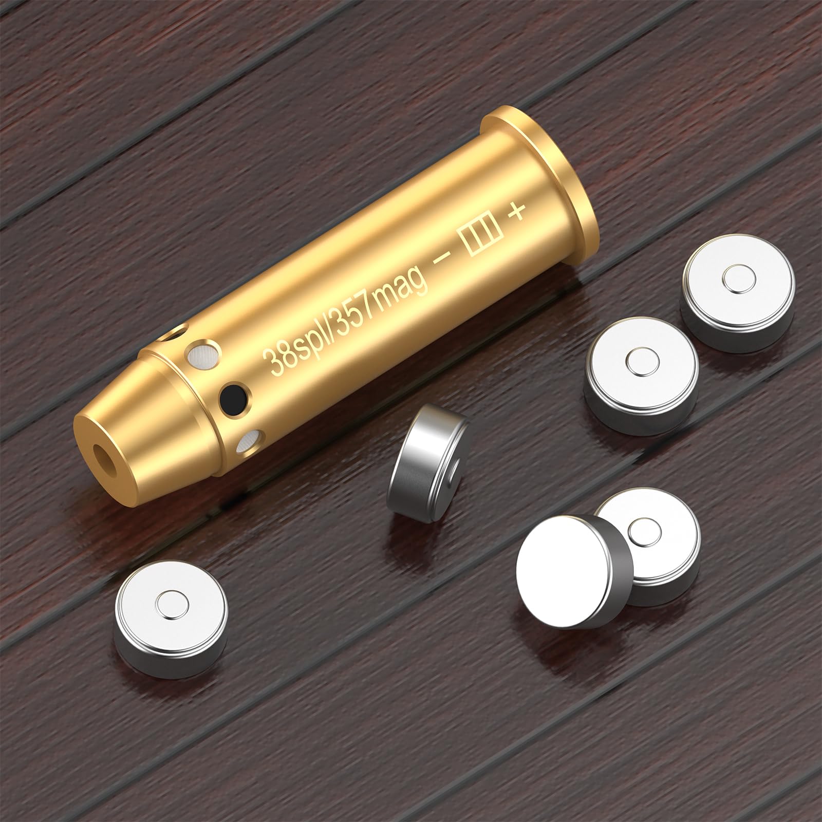 **357 Magnum/38 Special Red Laser Bore Sighter - High Precision Boresighter with Batteries for Hunting, Shooting & Firearm Zeroing | Perfect for Rifles, Pistols & Range Practice**