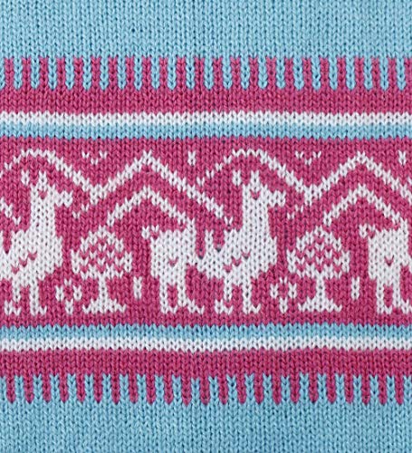 Turquoise/Ivory/Fuchsia