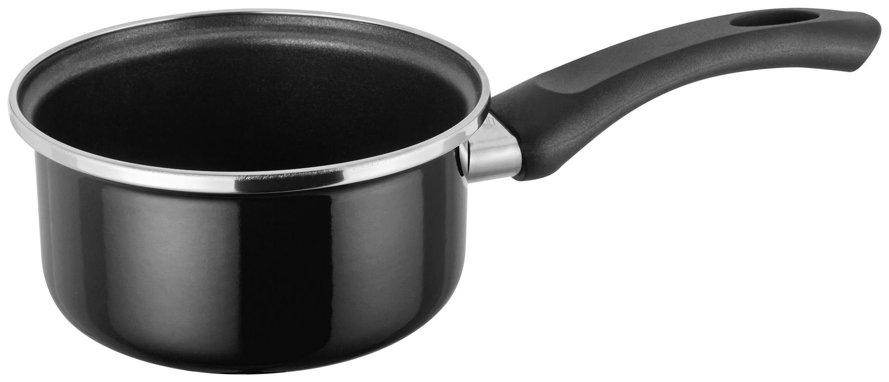 Judge Horwood 5-Piece Stainless Steel Saucepan Set with Lids - Nonstick Black Cookware for Boiling, Steaming & Simmering - Perfect for Home Kitchen & Professional Cooking