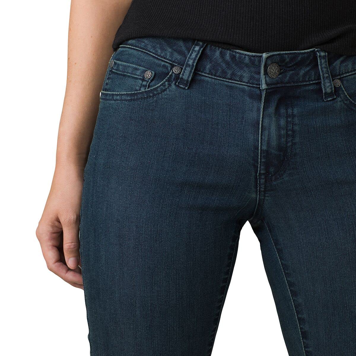 prAna Women's Kayla Jean - High Waisted Stretch Denim Pants for Yoga, Travel & Everyday Comfort | Sustainable Fashion for Active Lifestyles