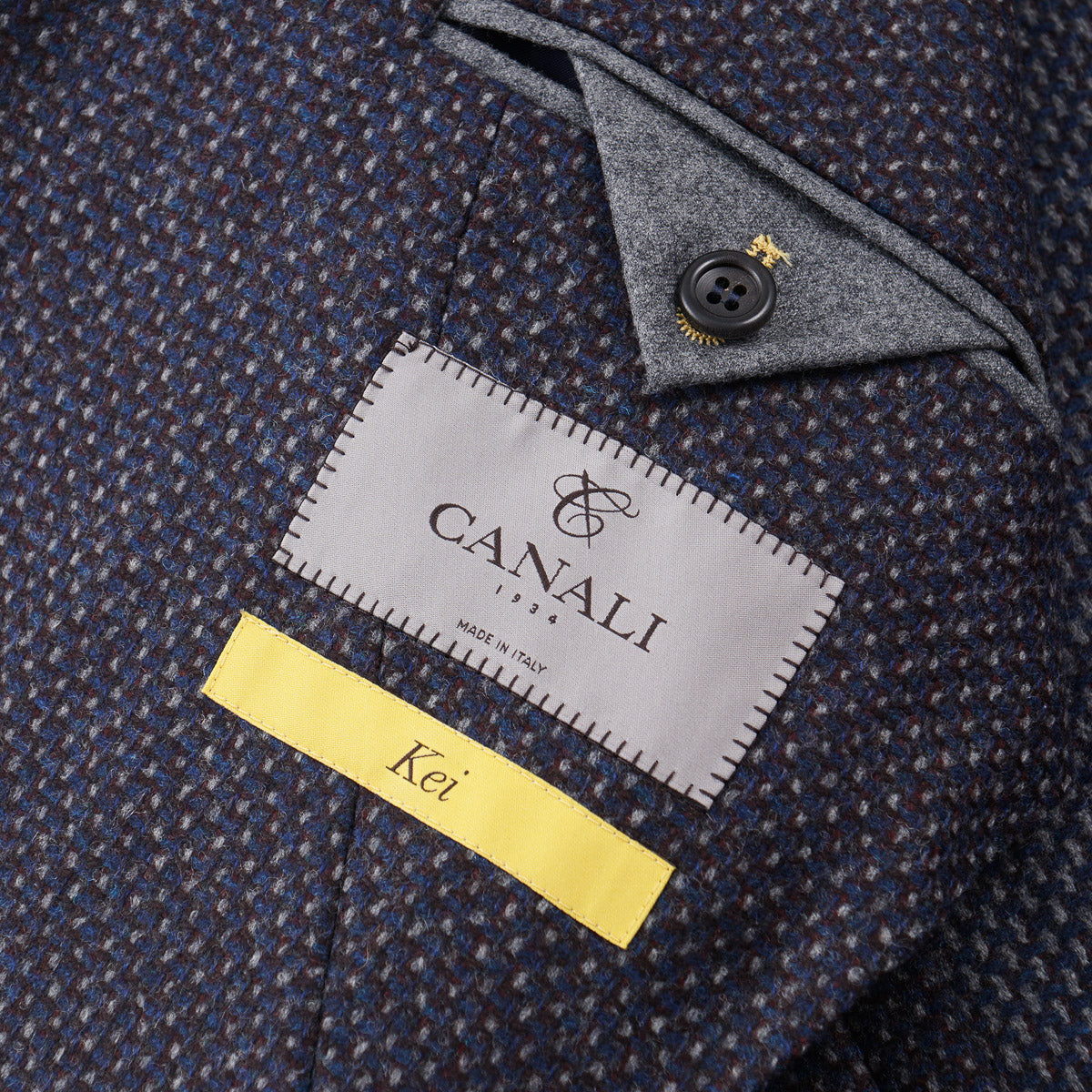 Premium Canali Wool Cashmere 'Kei' Sport Coat for Men - Luxury Italian Tailored Blazer for Business, Weddings & Formal Events