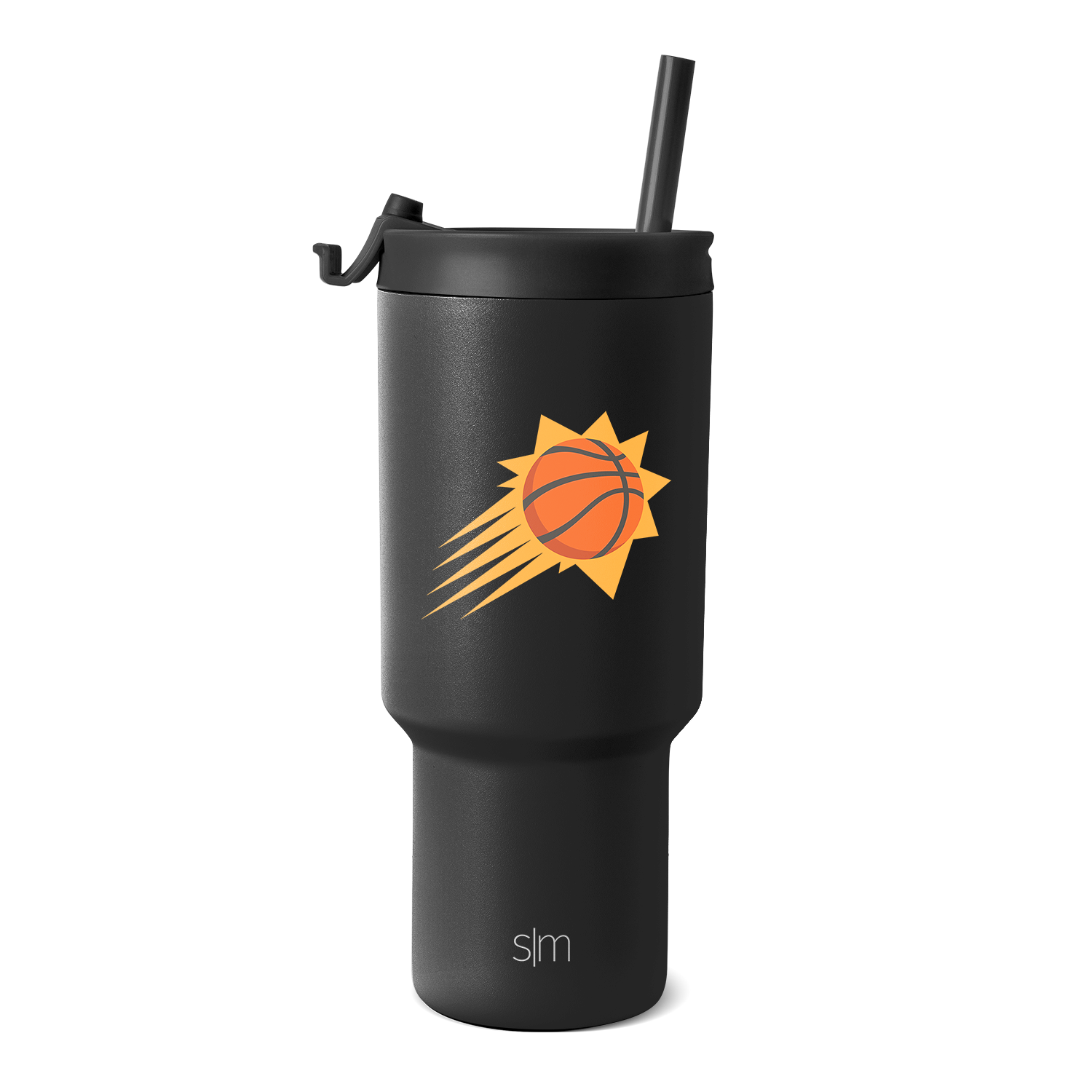 NBA Trek Tumbler with Flip Lid - Insulated Stainless Steel Water Bottle for Basketball Fans - Perfect for Gym, Workouts & Outdoor Adventures