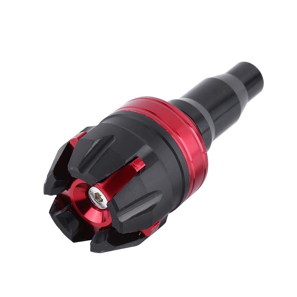 Motorcycle CNC Aluminum Alloy Frame Sliders - Universal Crash Protector for Anti-Fall & Impact Protection (Red) | Perfect for Street Bikes, Sport Bikes & Cruisers to Prevent Frame Damage During Accidents