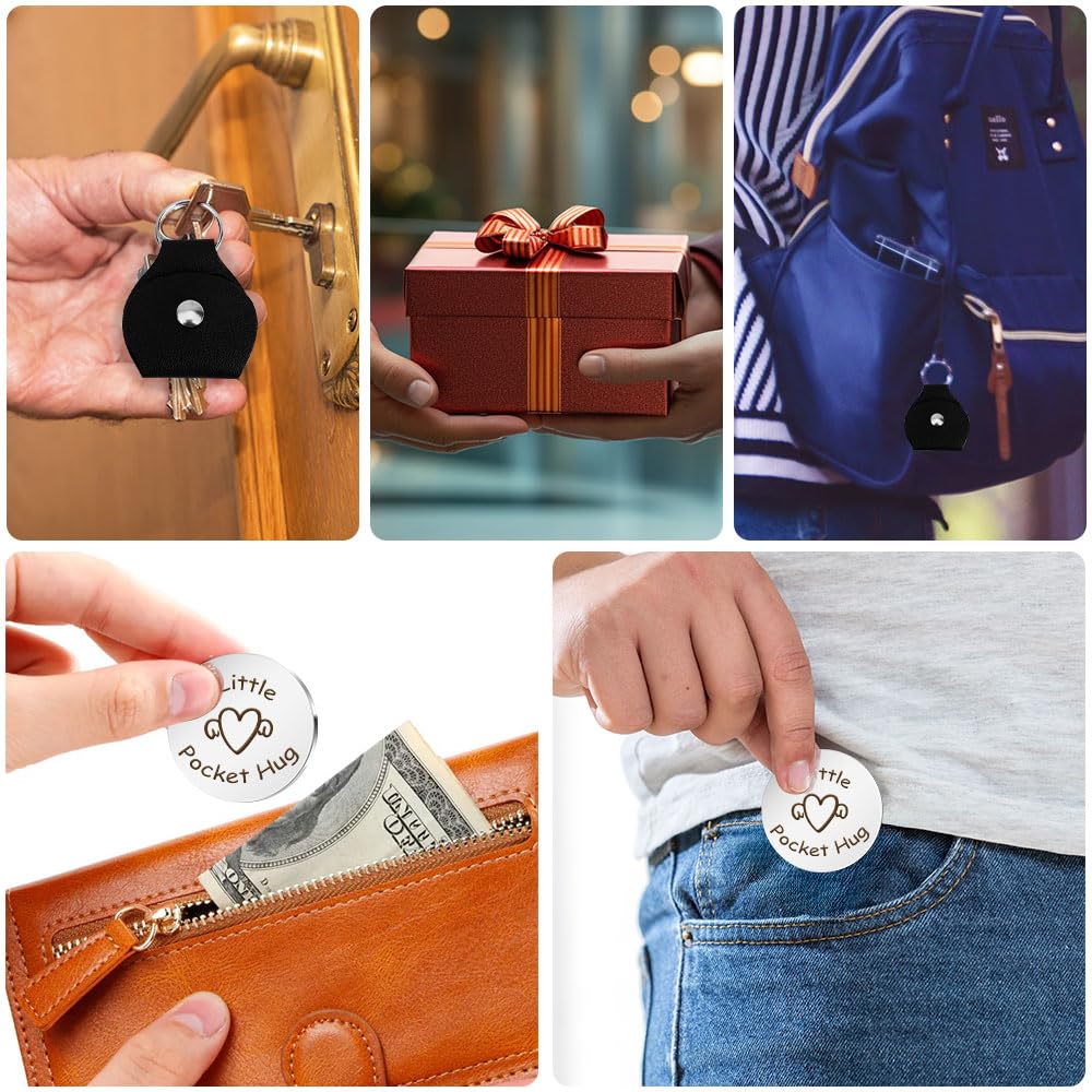 Pocket Hug Token - Thoughtful Graduation, Nurse, Birthday Gifts for Women & Men - Perfect for Father's Day, Mother's Day & Teacher Appreciation - Carry Love Everywhere for Daily Encouragement & Comfort