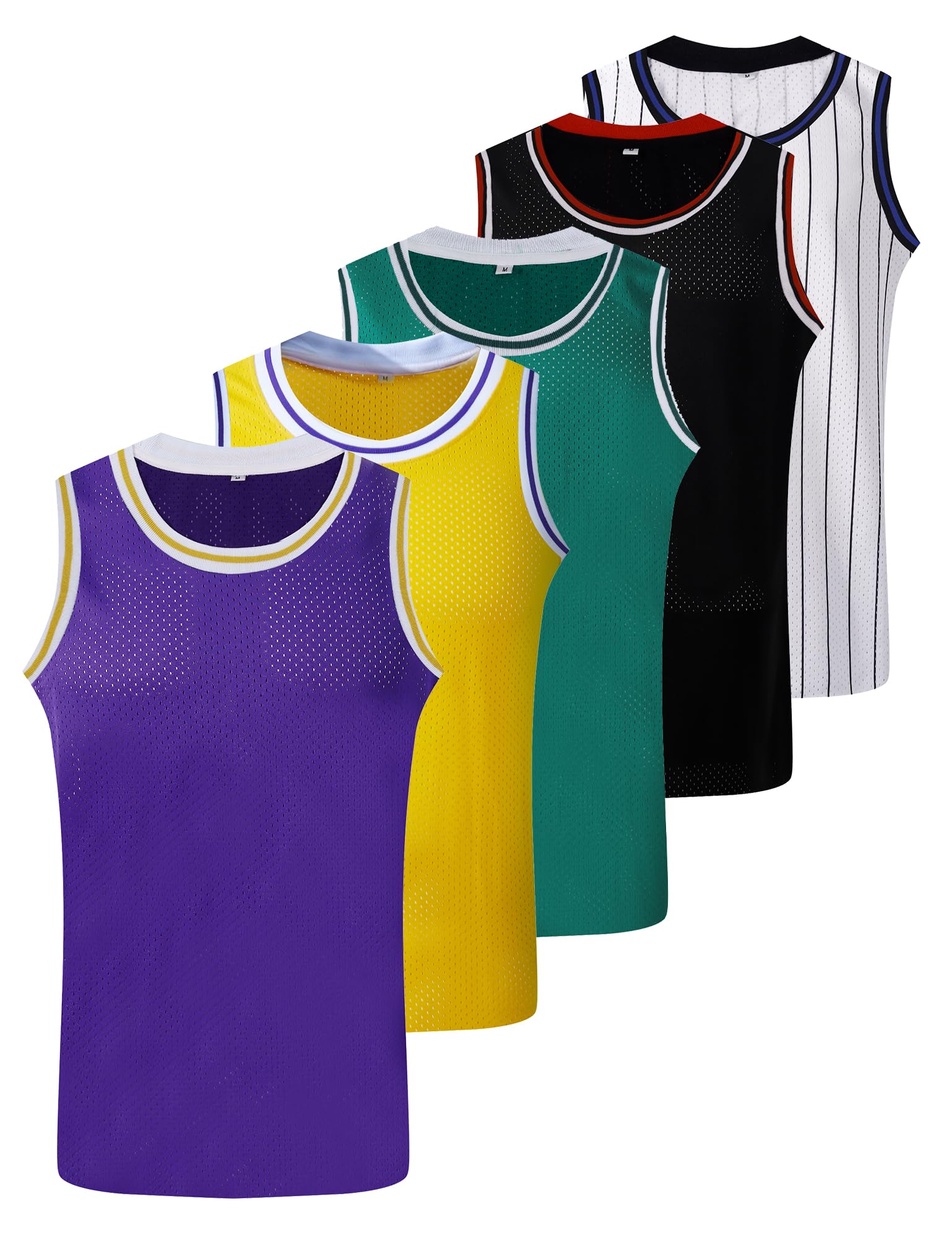 **Men's Blank Basketball Jersey - Mesh Plain Training Shirt 90s Hip Hop Style - Team Uniform for Athletic Practice & Sports (Sizes S-3XL) - Perfect for Basketball, Streetwear & Retro Fashion**