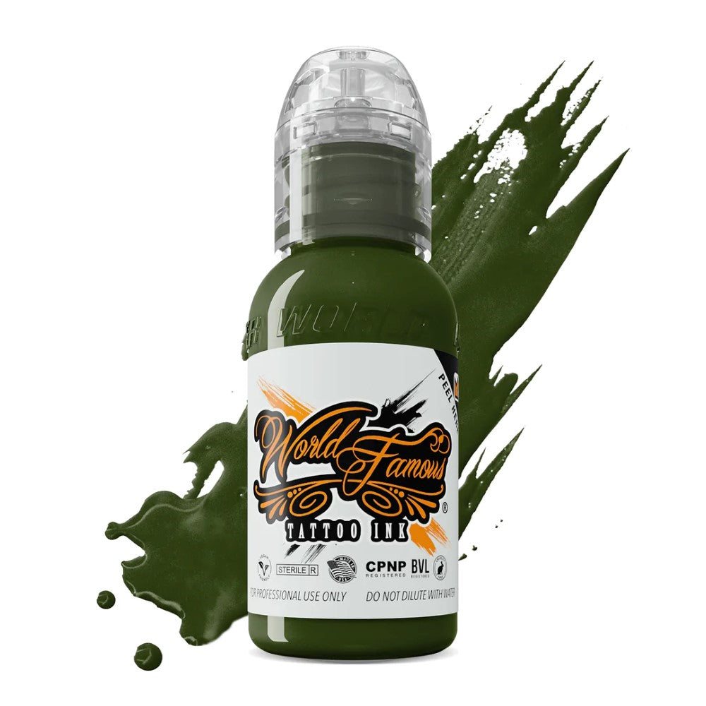 Jay Freestyle Watercolor Ink - Olive Green (50ml) | Professional Artist Paint for Watercolor Painting, Calligraphy & Illustration | Perfect for Sketching, Journaling & DIY Art Projects