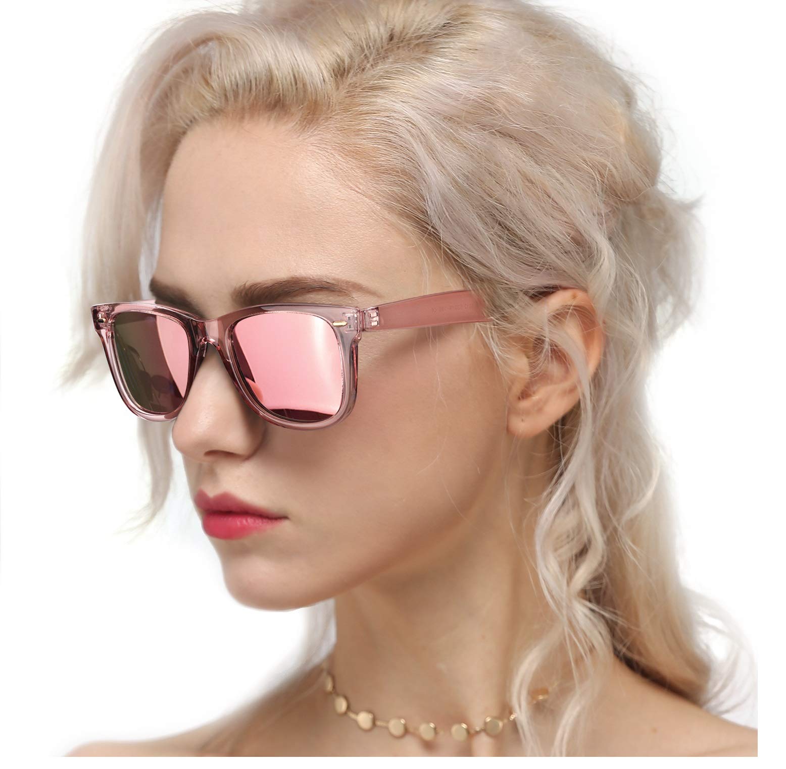 Myiaur Classic Polarized Sunglasses for Women - UV400 Protection, Anti-Glare Driving Shades - Perfect for Outdoor Activities, Beach, and Road Trips