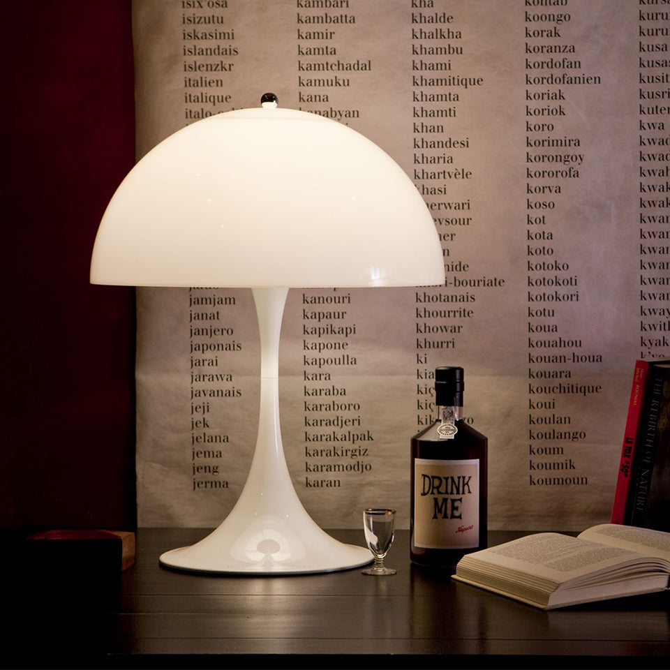 Panthella Table Lamp - Modern LED Desk Light for Home & Office - Stylish Scandinavian Design for Living Room, Bedroom, or Workspace