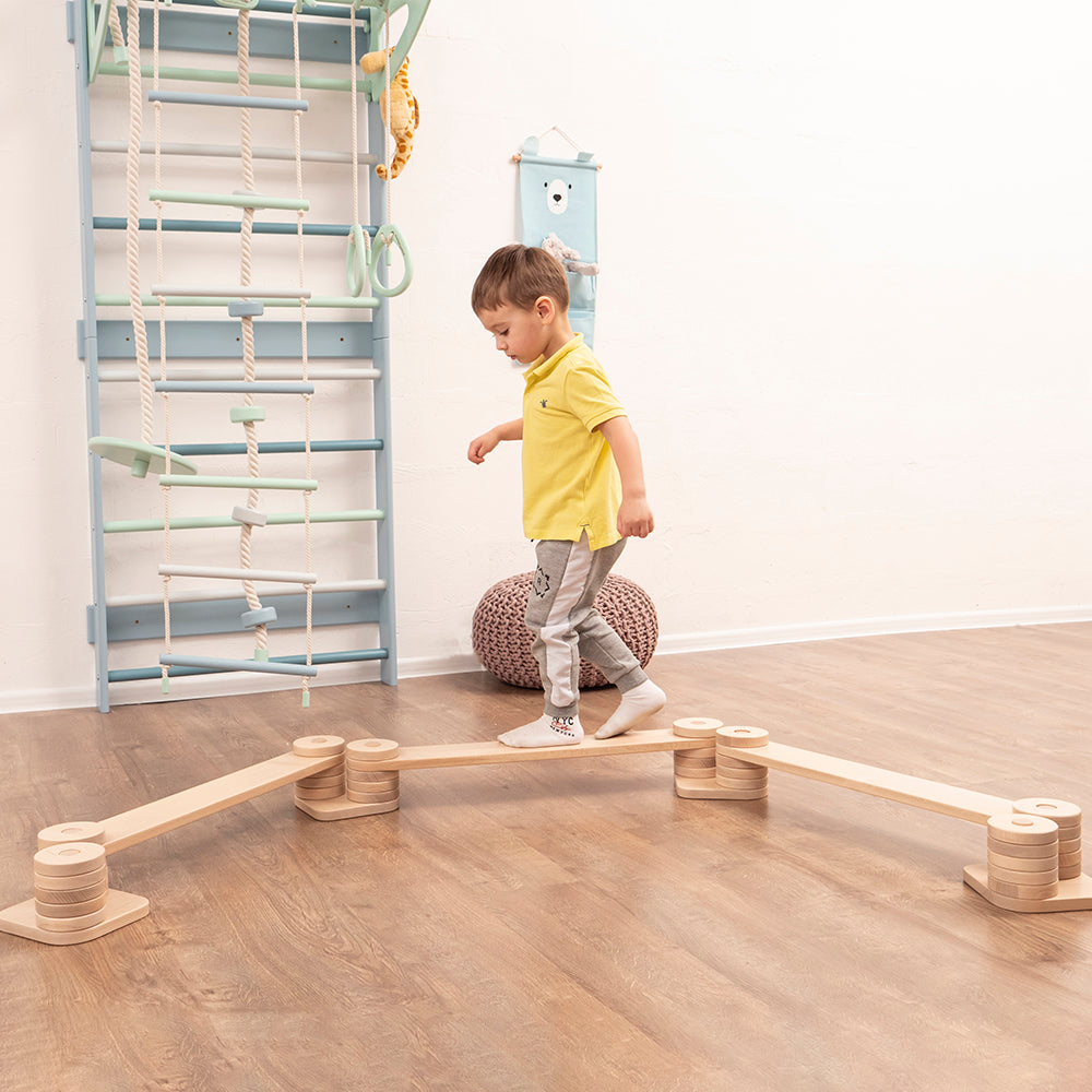 Kids Balance Beam - Non-Slip Gymnastics Training Equipment for Toddlers & Children - Perfect for Indoor/Outdoor Play, Yoga, and Motor Skill Development